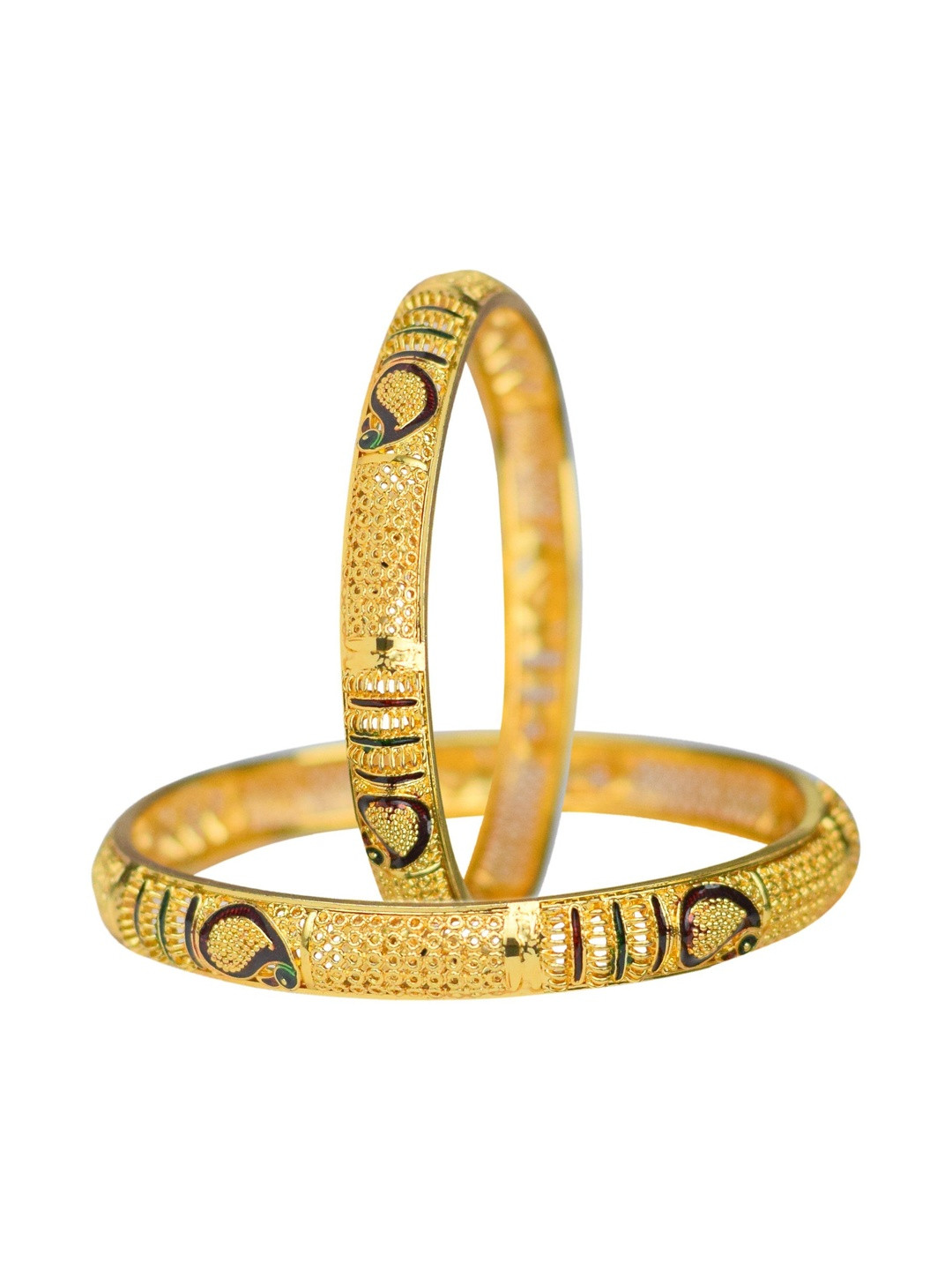 Sitashi 18K Gold-Plated Bangles