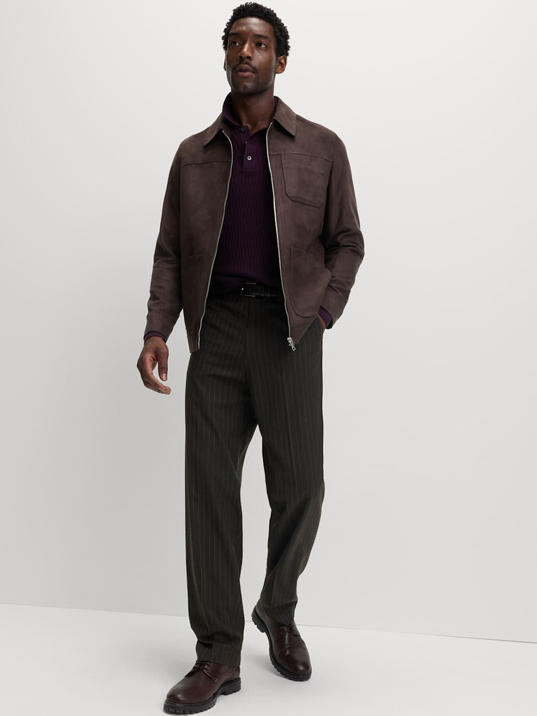 Marks & Spencer Faux Suede Chore Jacket