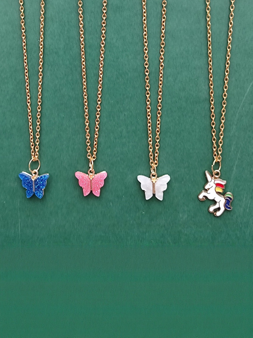 Amit Fashion Set Of 4 Minimal Design Alloy Chain