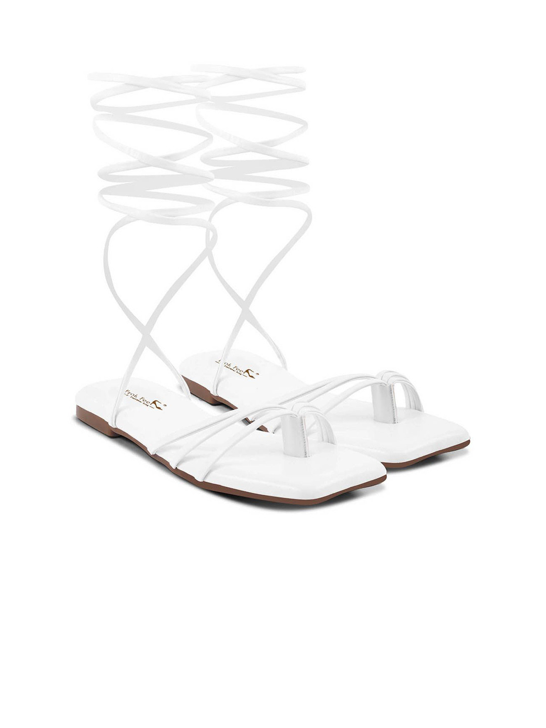 Froh Feet Women Strappy Lace Up Gladiators Flats