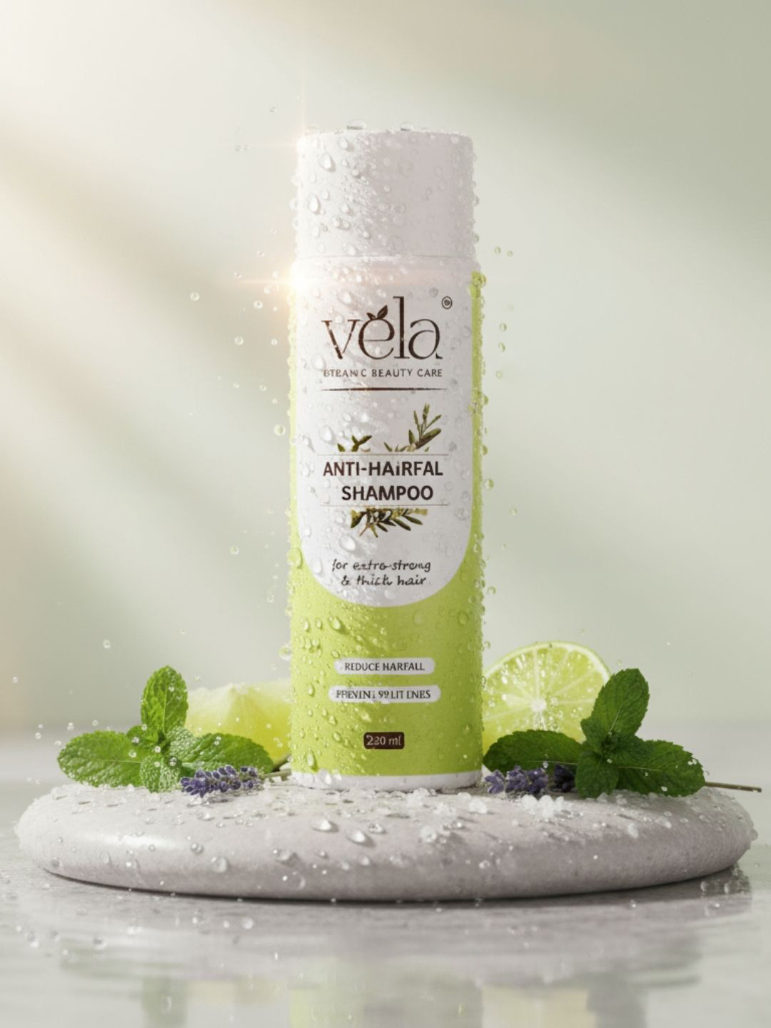 Vela Organic Beauty Care Anti Hair Fall Shampoo With Amla & Hibiscus - 250 ml