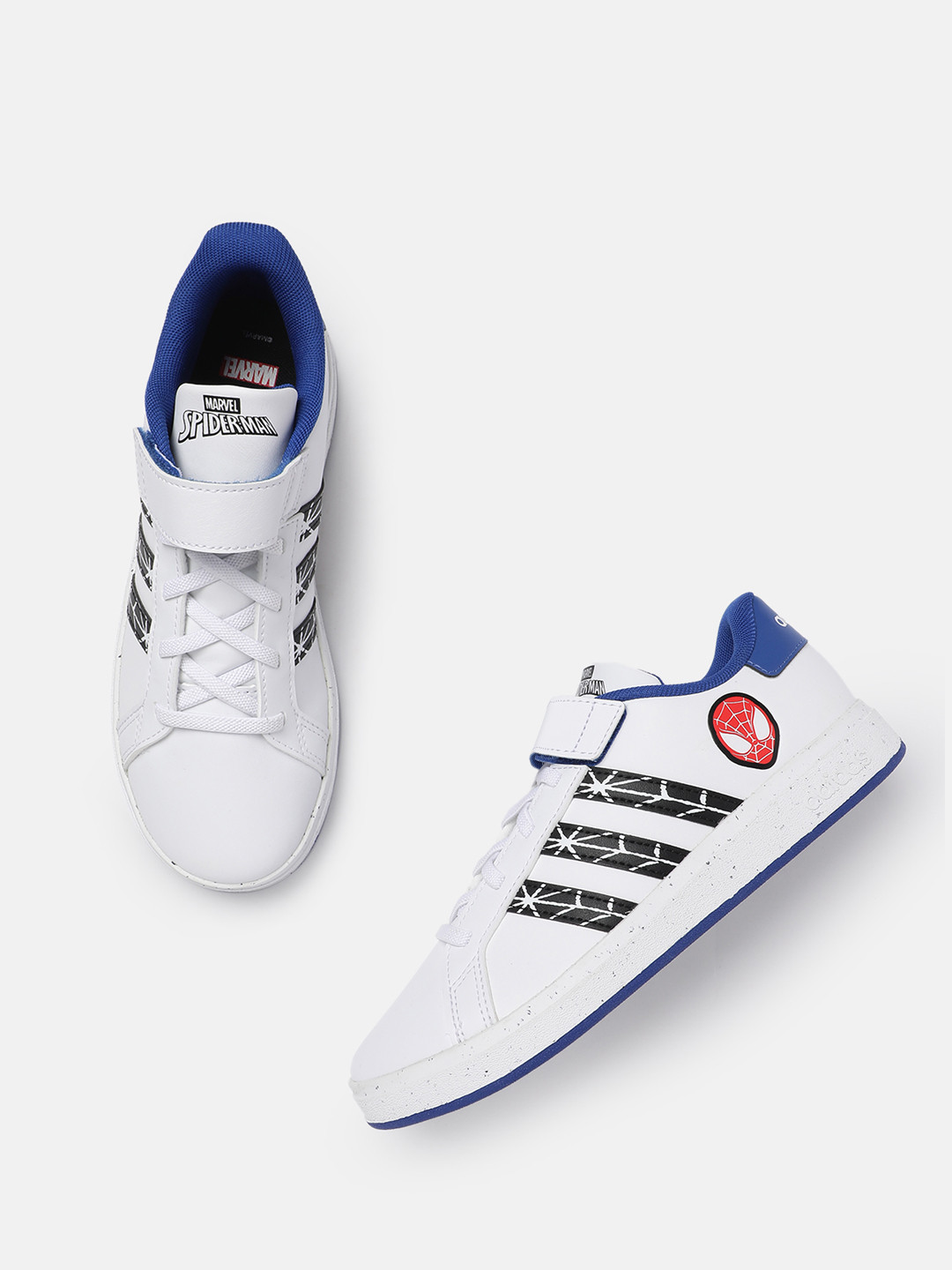 ADIDAS Kids Grand Court Spider Tennis Shoes