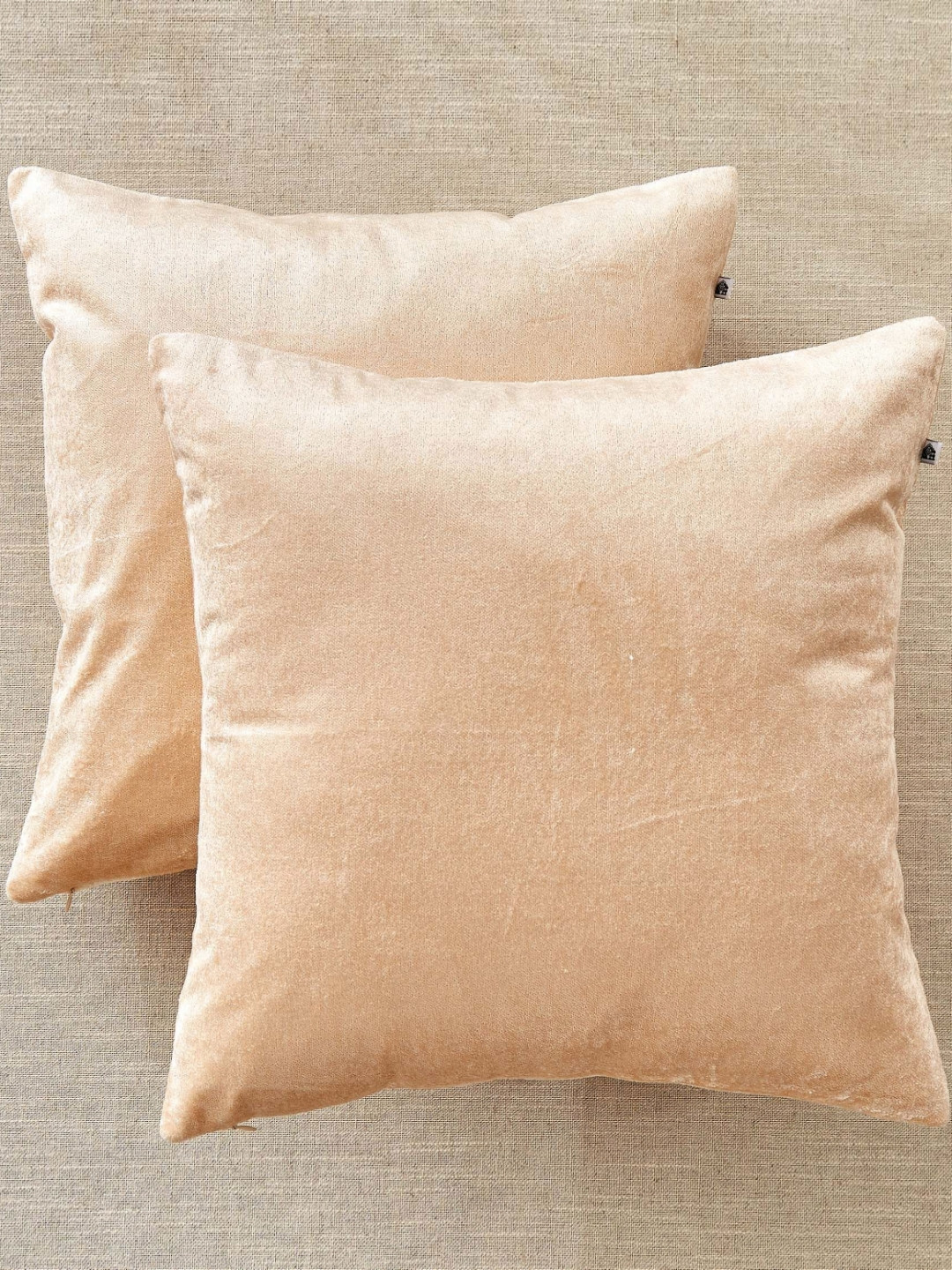 Home Centre Vele Elemental Beige 2 Pieces Square Cushion Covers