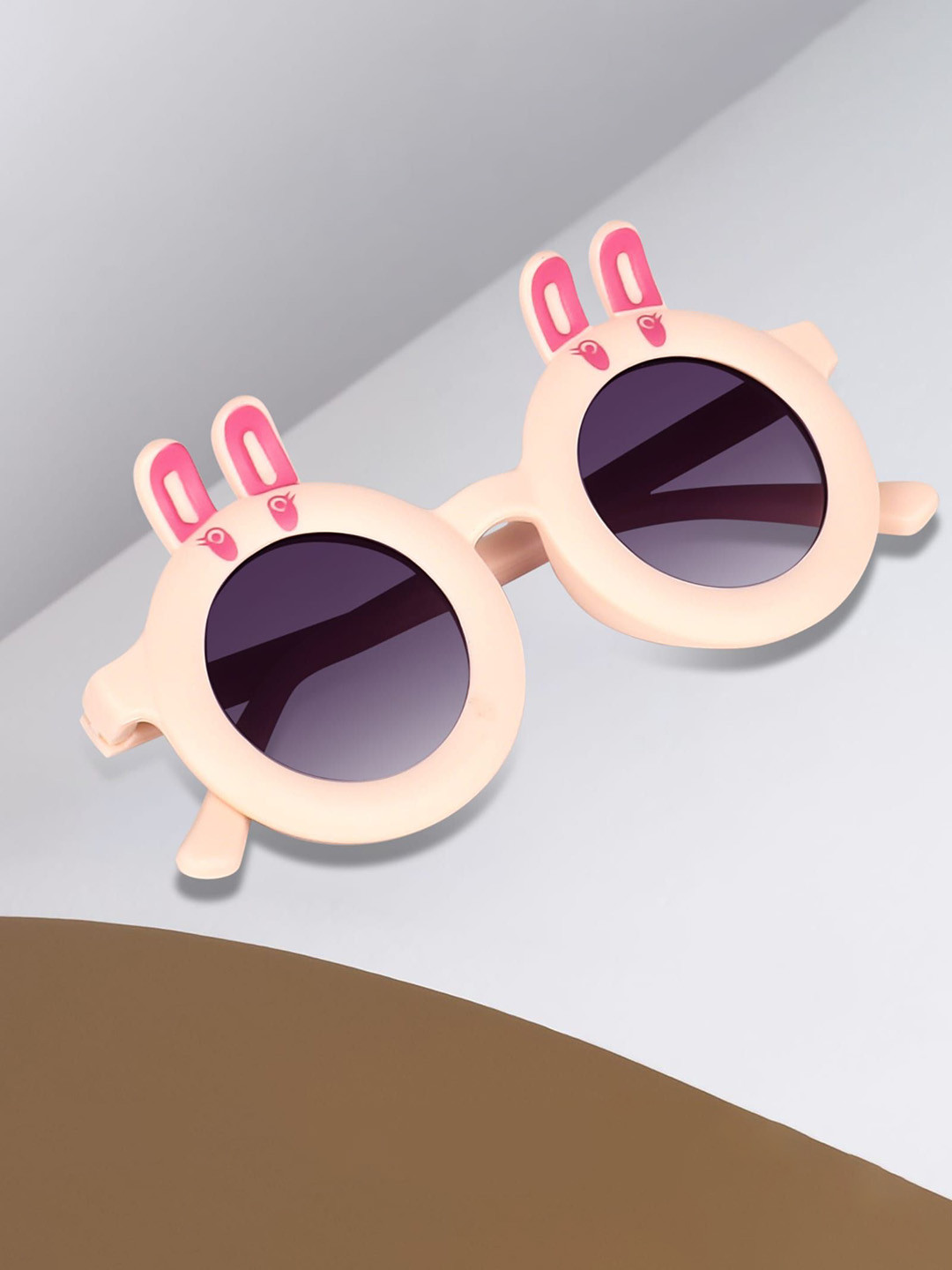 DEXENT COLLECTION Kids Round Sunglasses with UV Protected Lens Etet Round Yellow