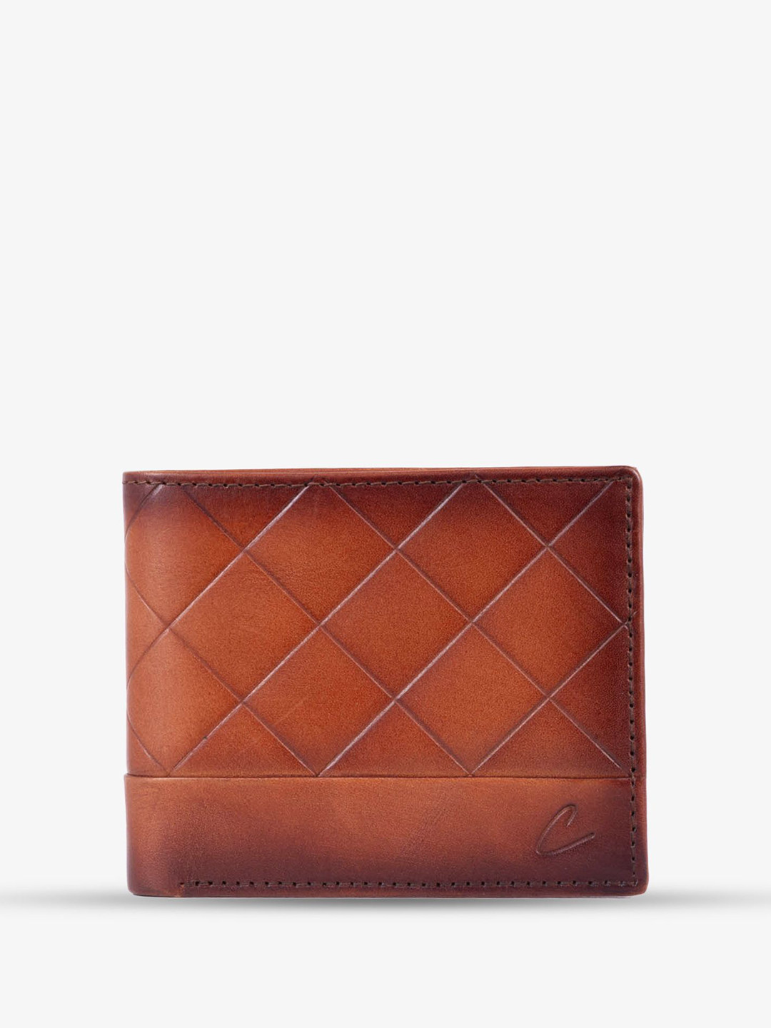 El'Curio Men Textured Leather Wallets