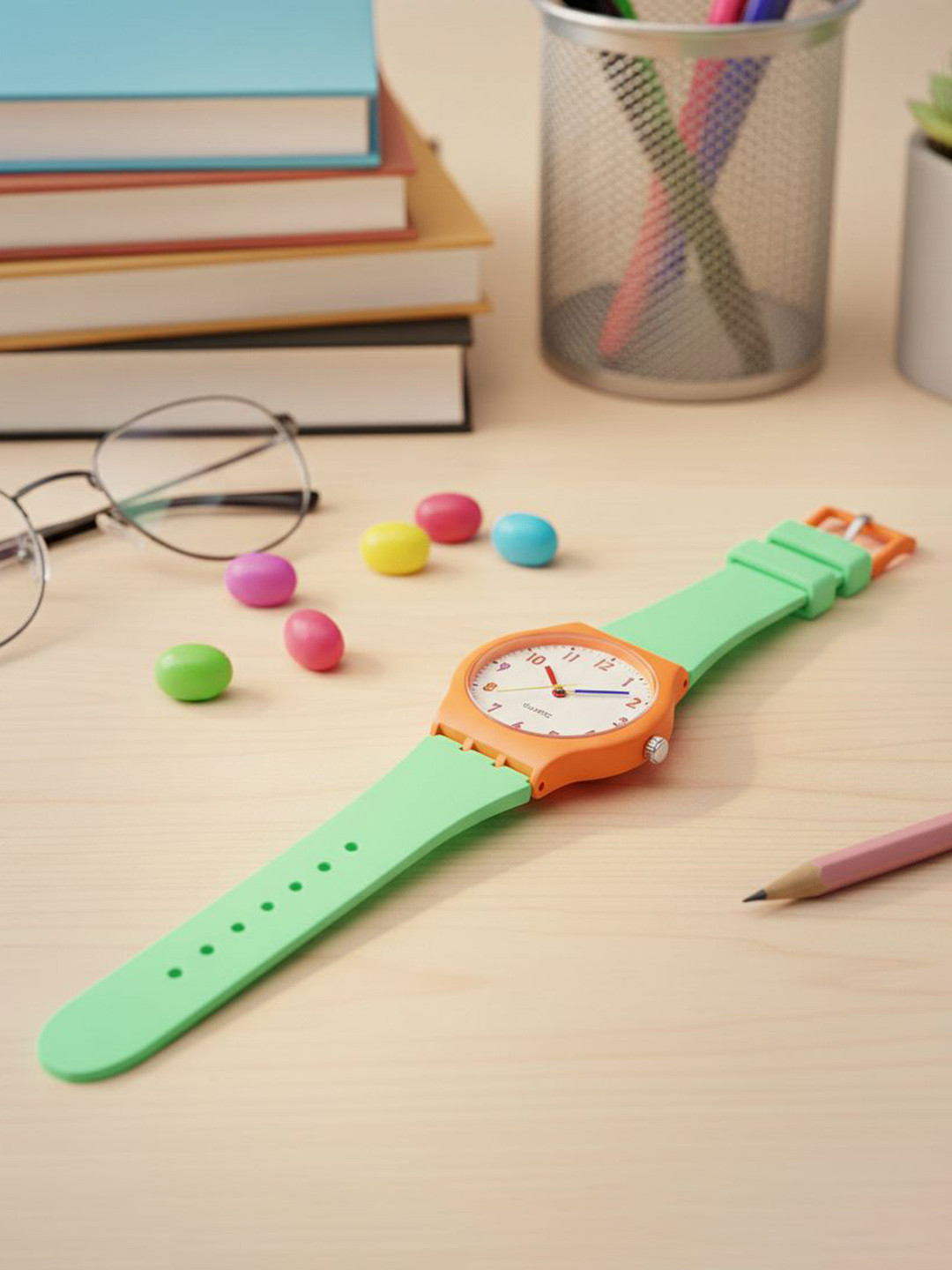 Time Up Kids Silicon Straps Analogue Watch BTR-8816-8