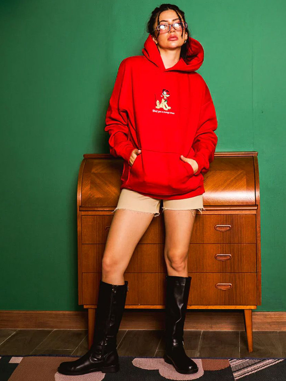 Bonkers Corner Women Cotton Cape Jacket