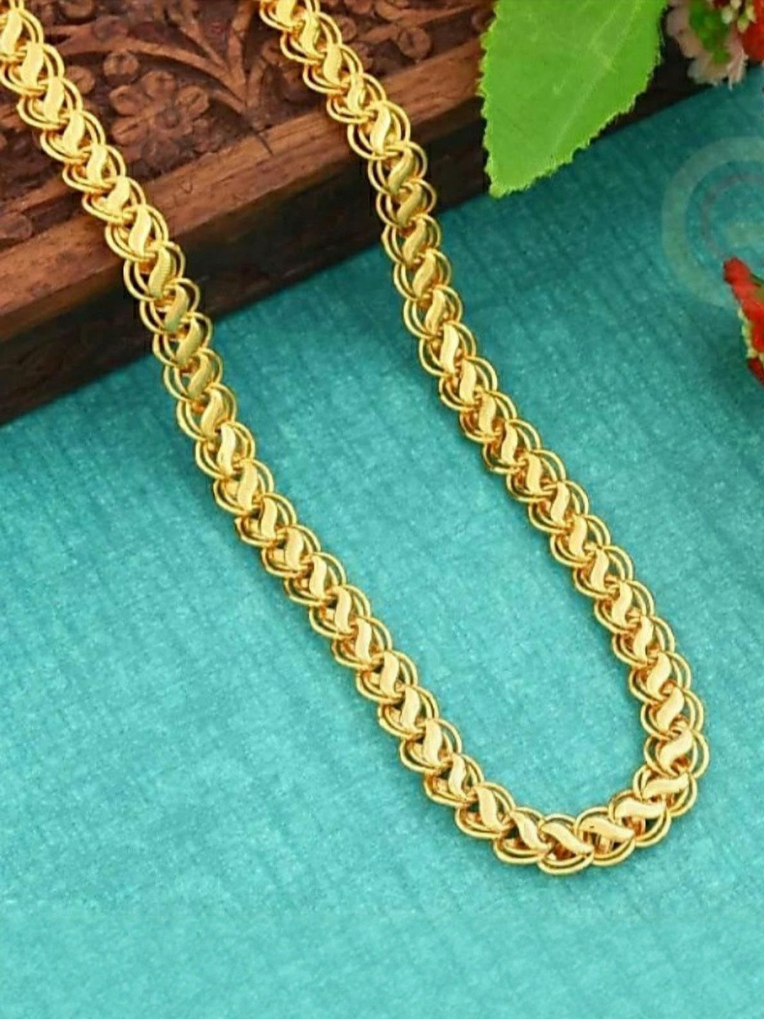 Dwarka Designs Unisex Stainless Steel Link Chain