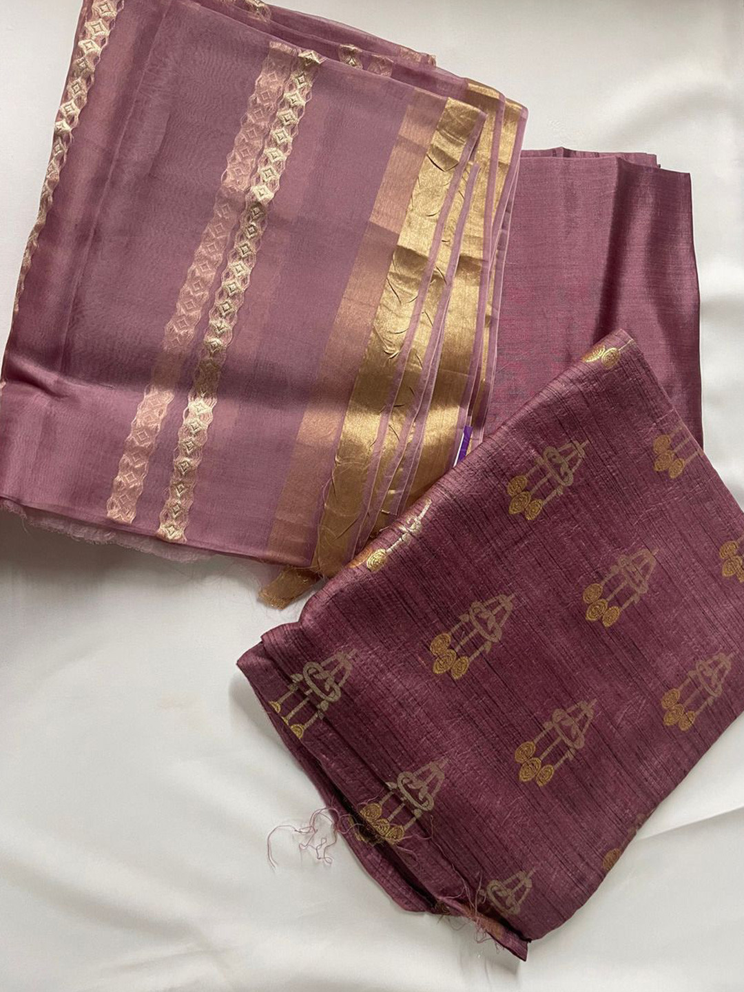 NEE DESIGNSS Woven Design Organza Unstitched Dress Material