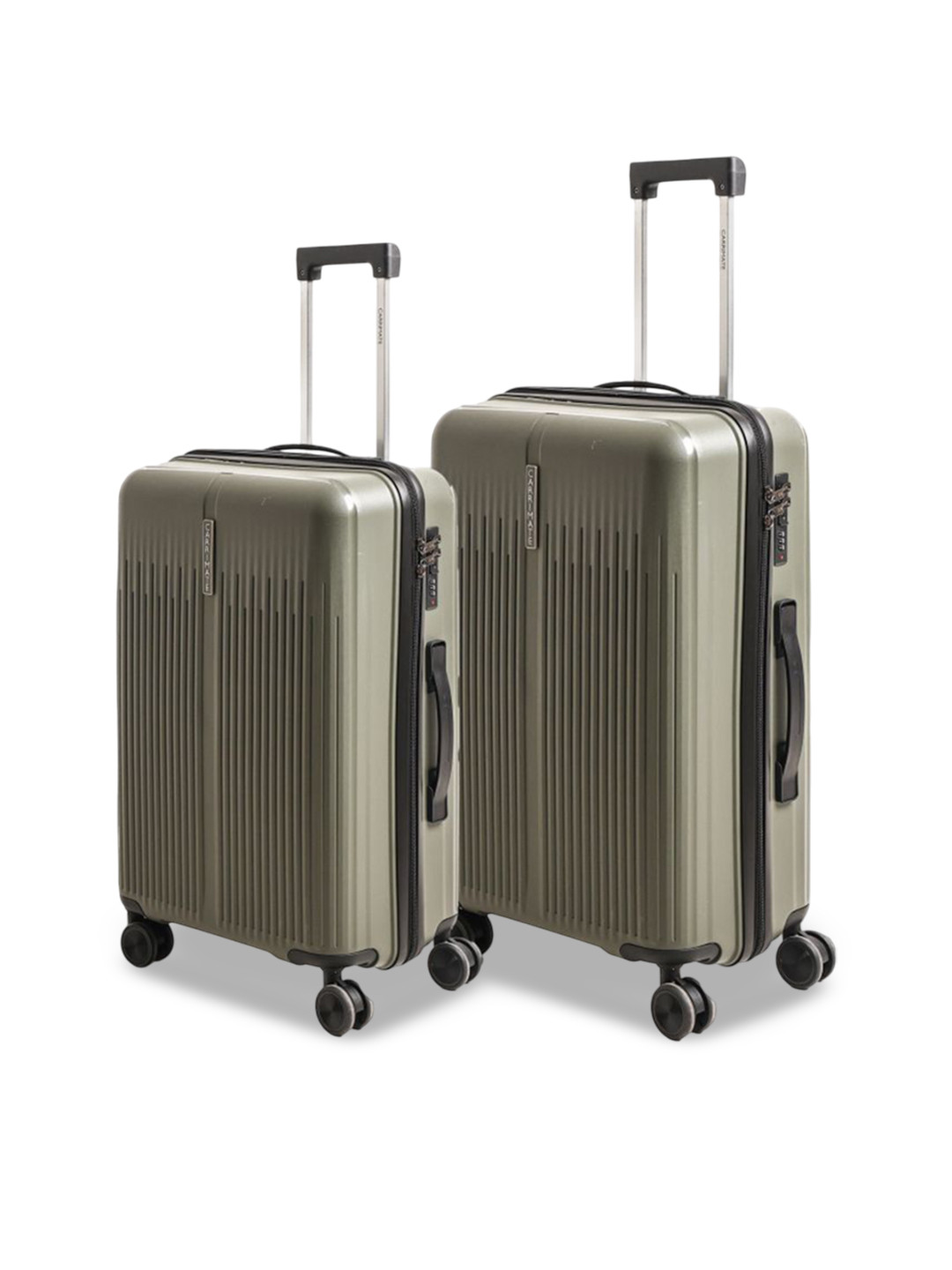 CARRIMATE Set Of 2 Bristol 360 Spinner Wheels Built-In Lock Hard-Sided Trolley Bags