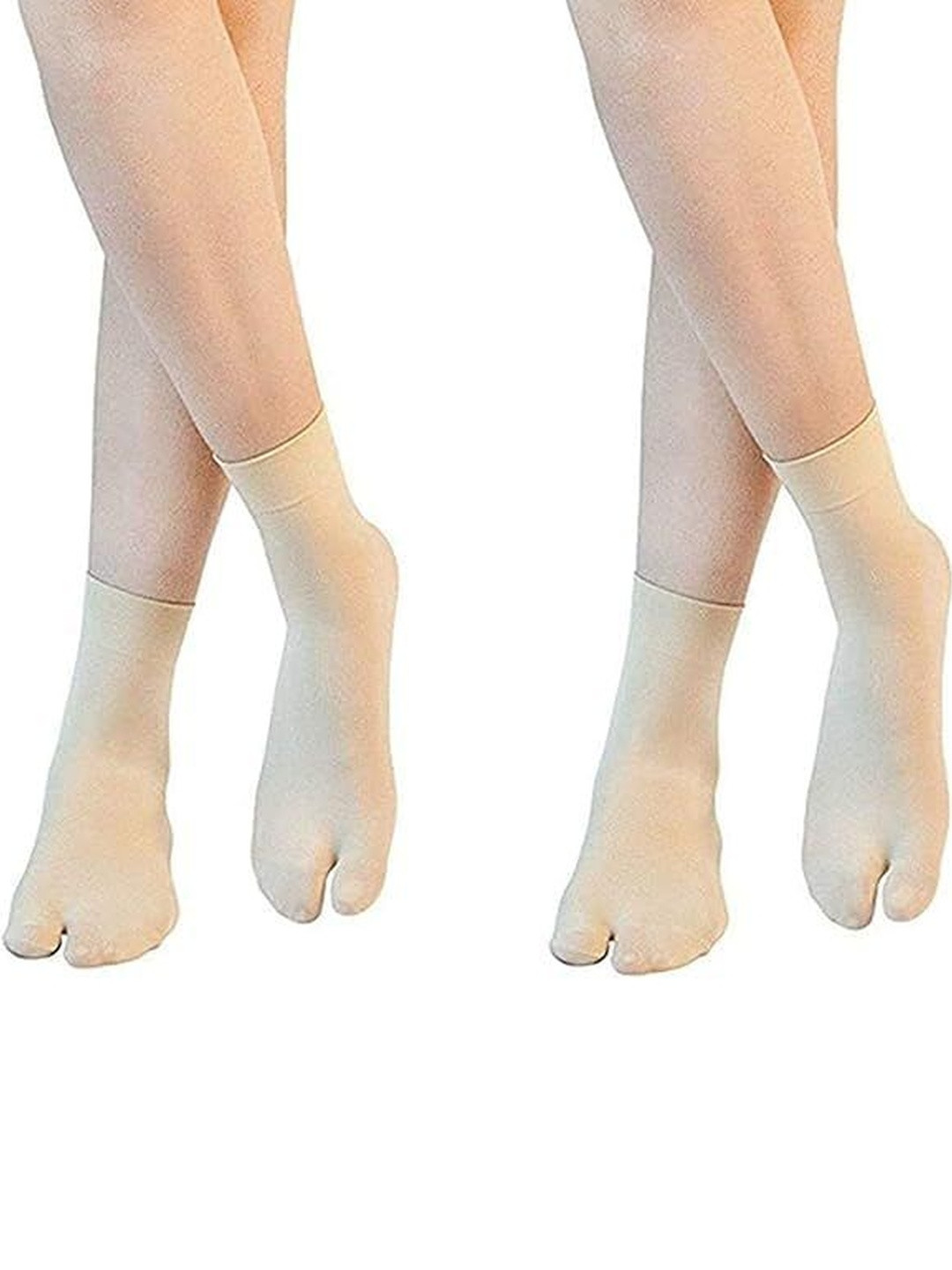Eleg & Stilance Women Pack of 2 Pairs Nylon Ankle Length Socks