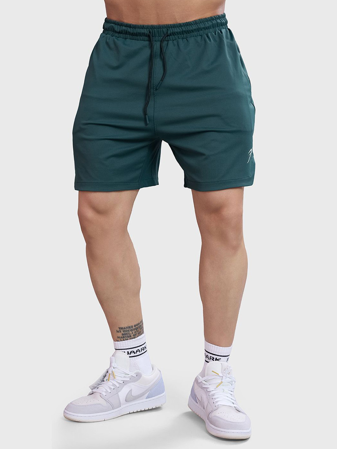 FUAARK Men Rush Shorts with Contrast Logo Branding
