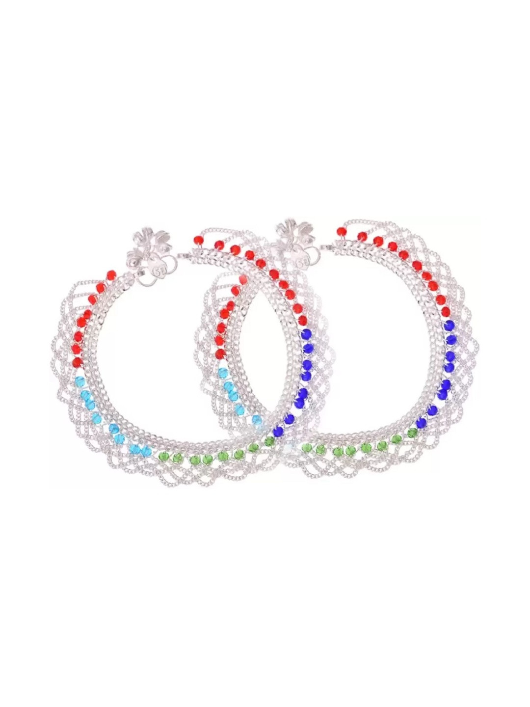 sonu select Silver-Plated AlloyAnklets