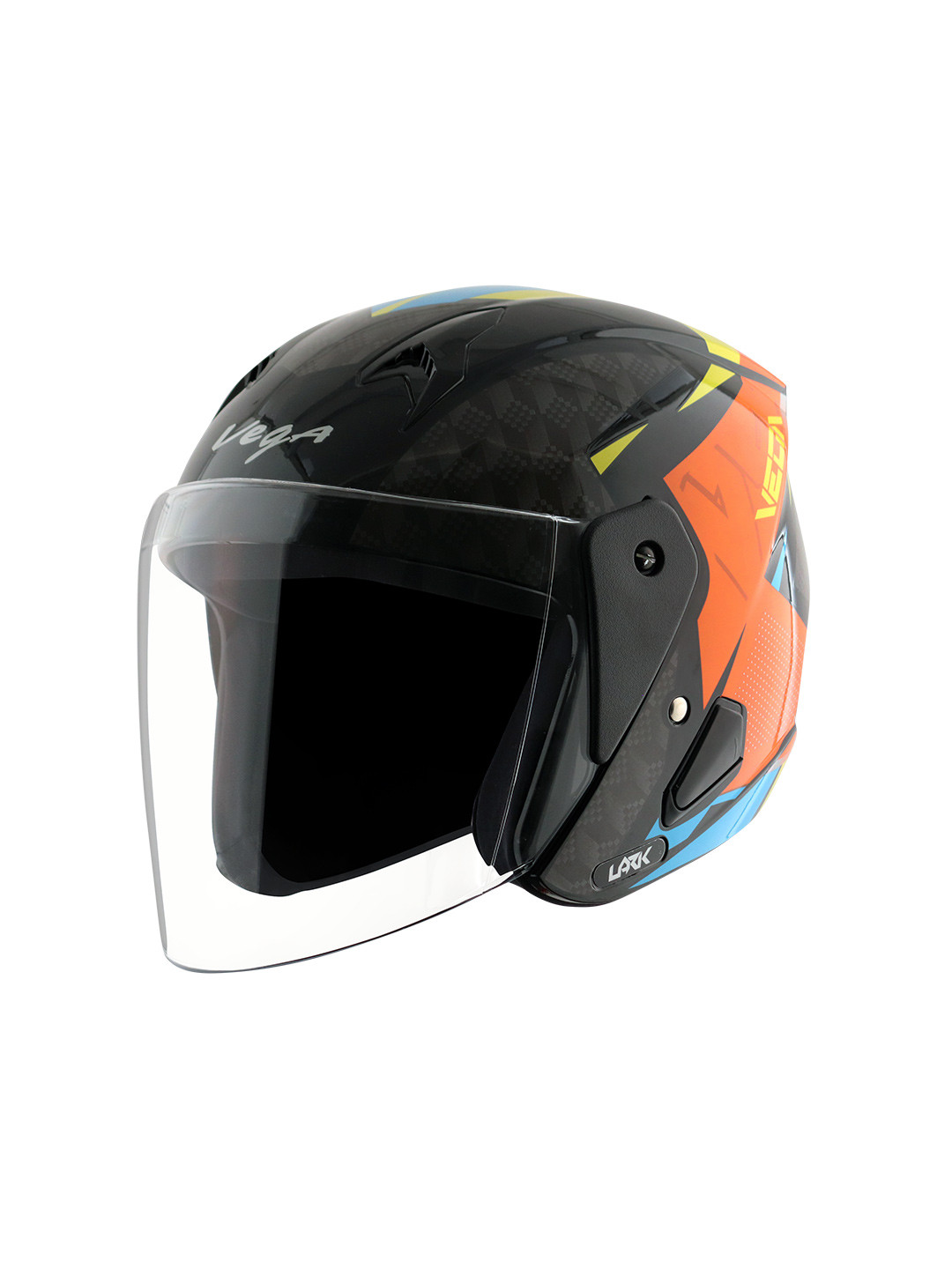 VEGA Unisex Lark Twist ISI Certified Lightweight Open Face Helmet