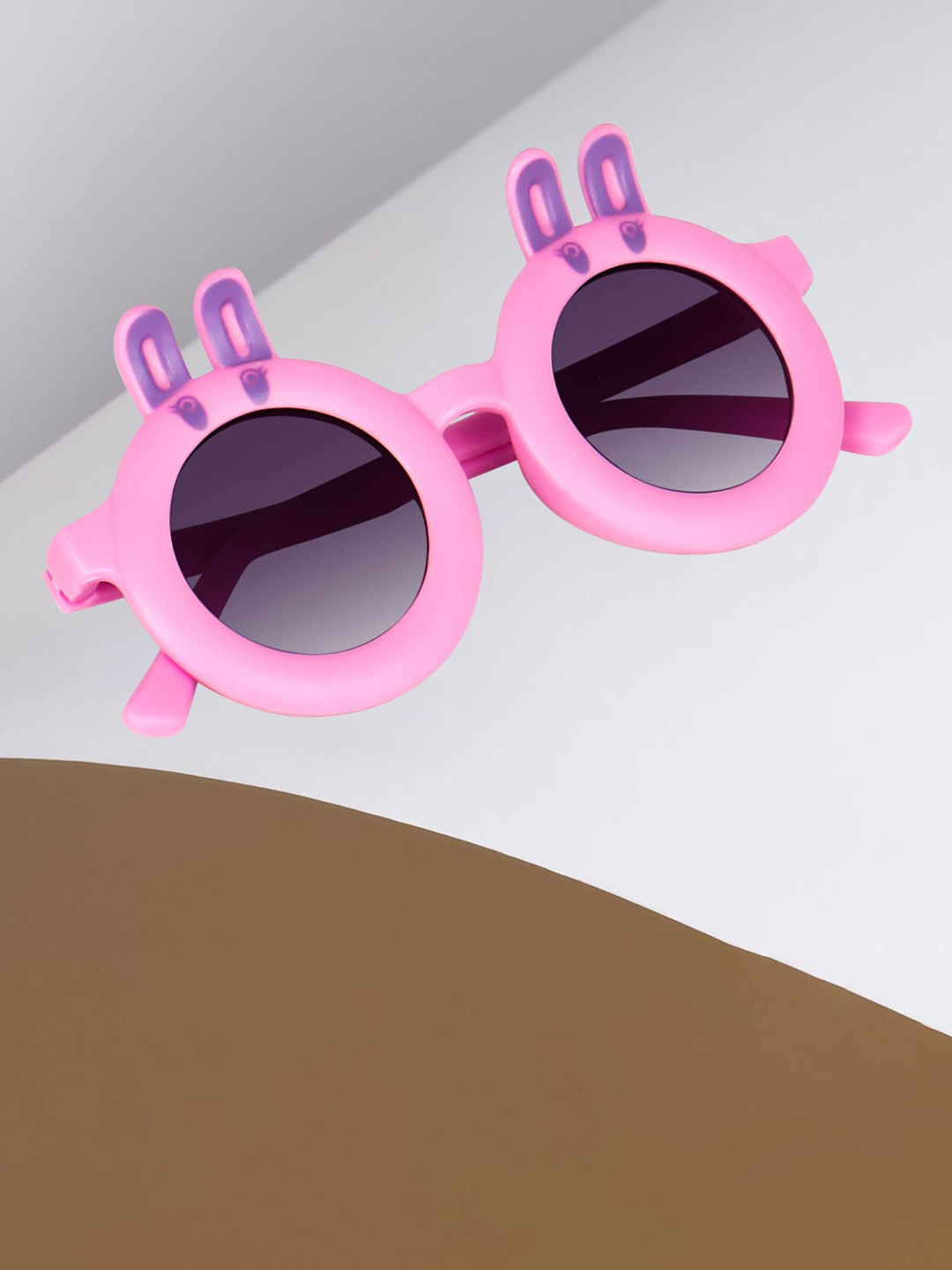 DEXENT COLLECTION Kids Round Sunglasses with UV Protected Lens Etet Round Pink