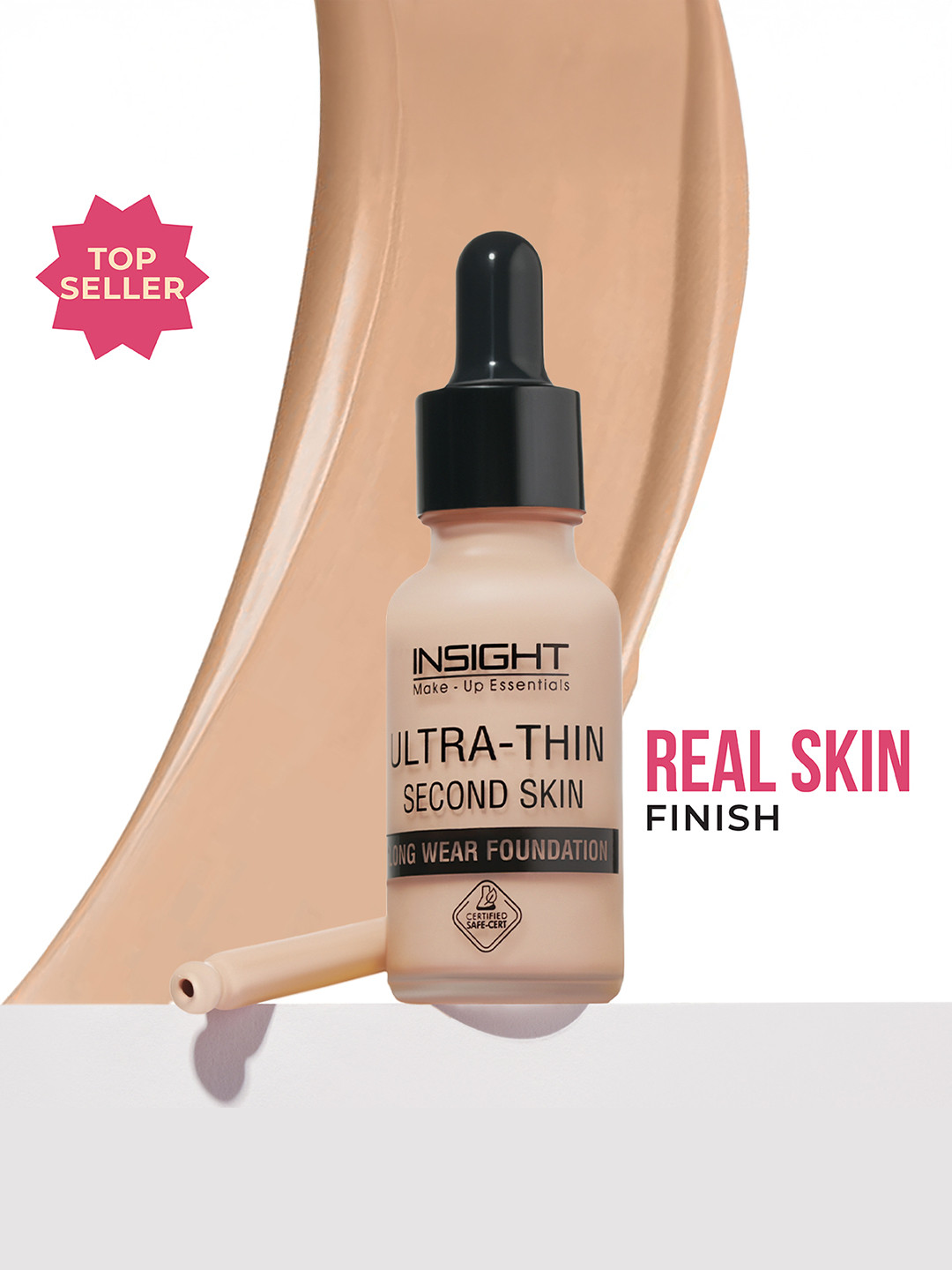 Insight Cosmetics Ultra Thin Second Skin Long Wear Foundation 20 ml - Golden Honey 01