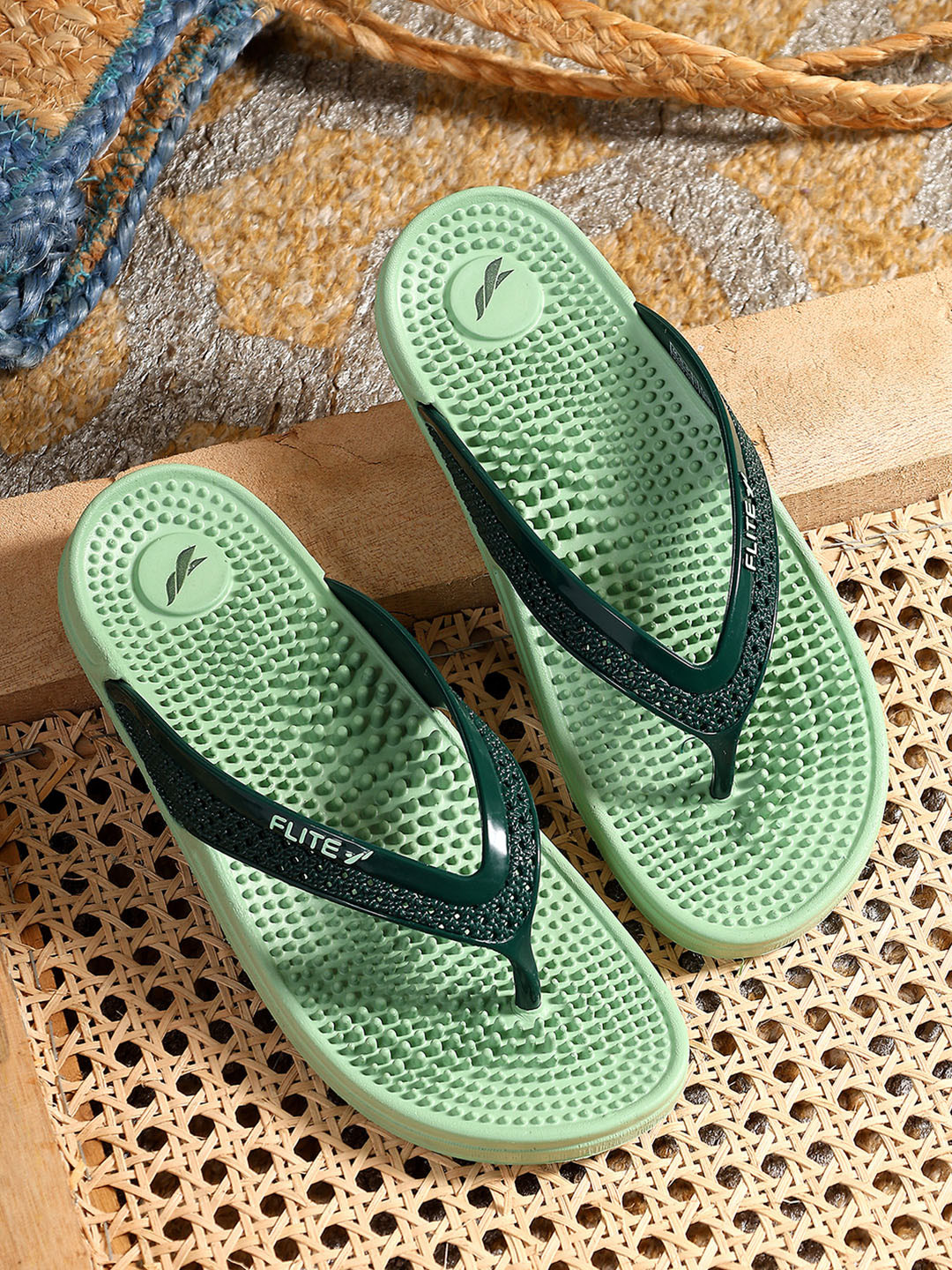 FLITE Women Embellished  Flip Flops
