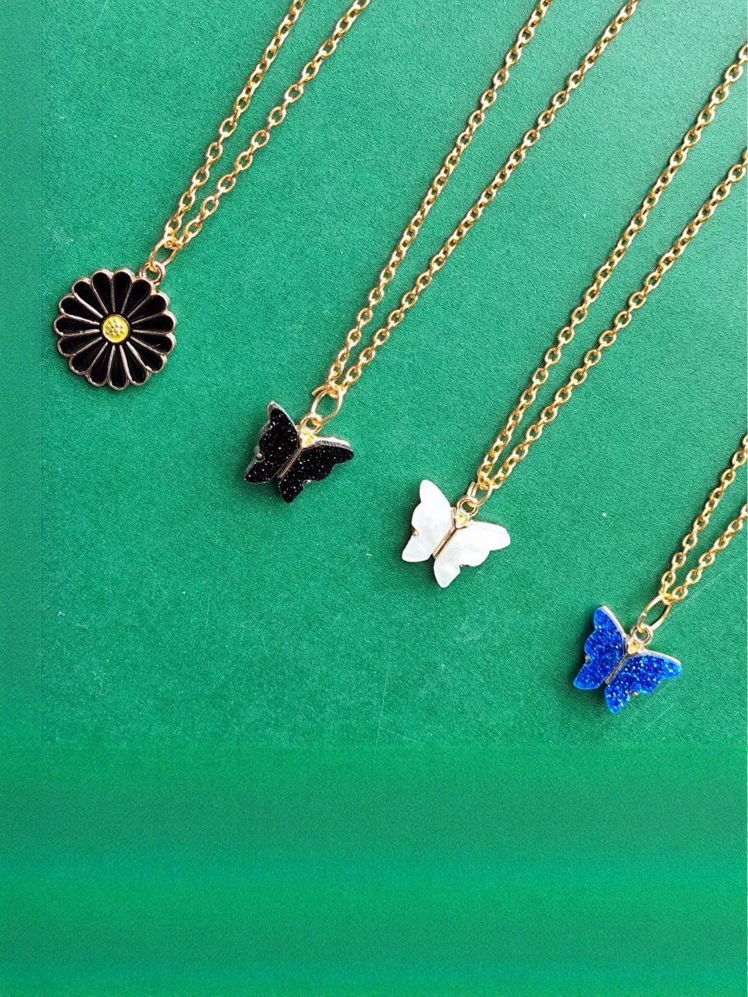 Amit Fashion Set Of 4 Alloy Statement Necklace
