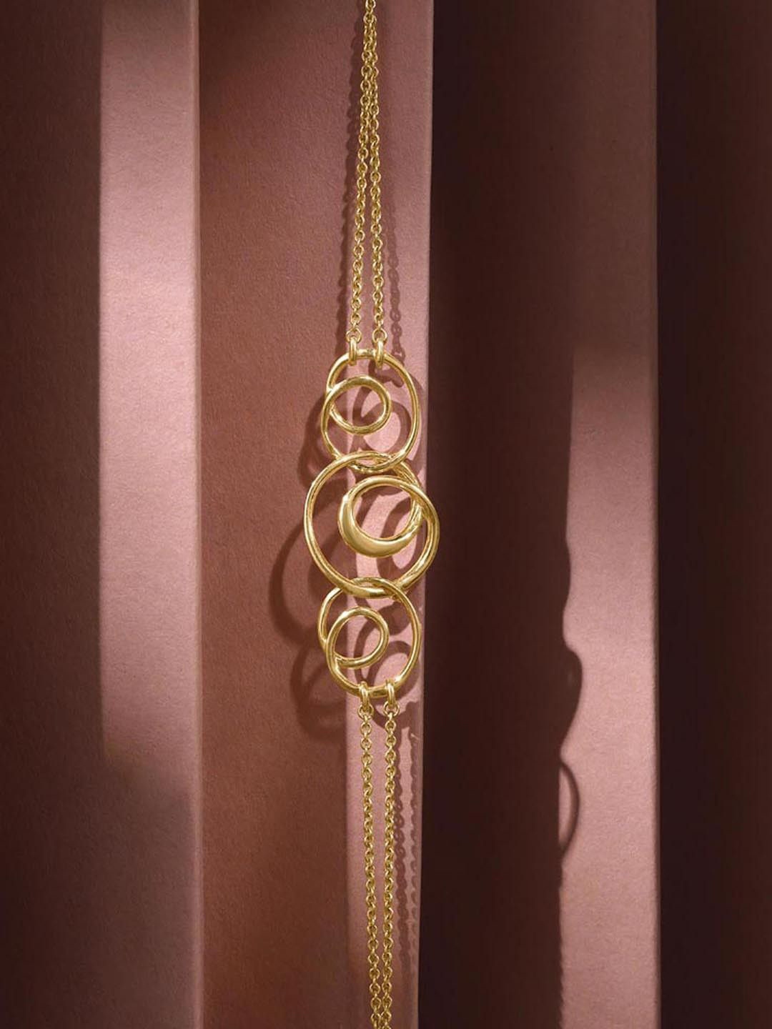 Mia by Tanishq 14Kt Gold Twisty Chic Bracelet - 4.127 g