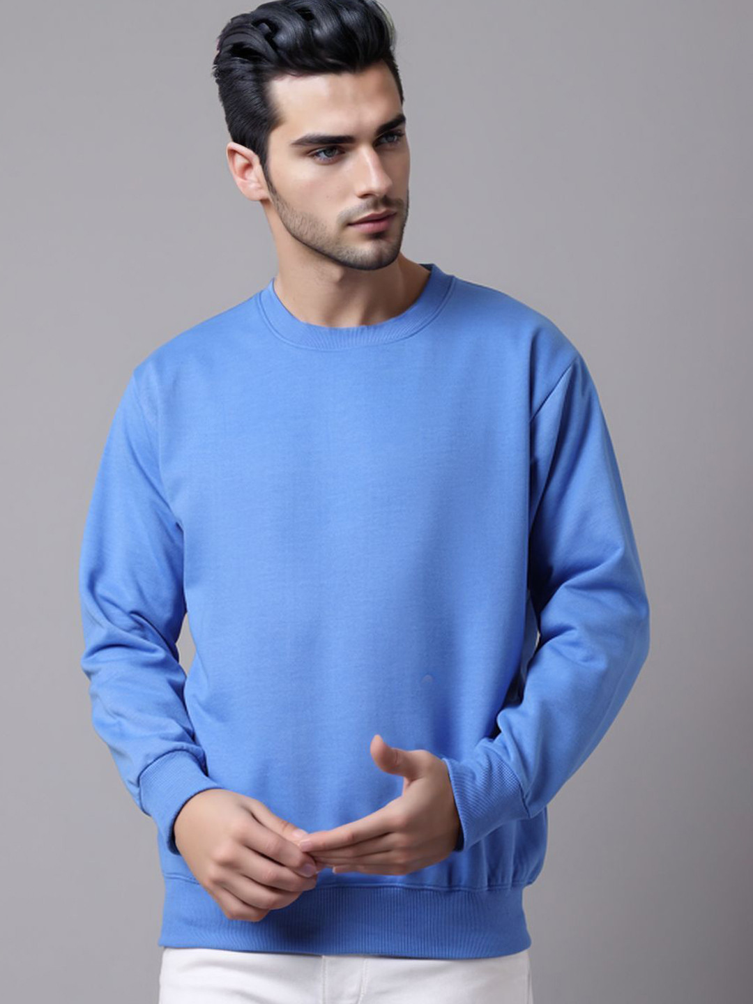 MACK JONNEY Men Regular Fit Pullover Sweatshirt