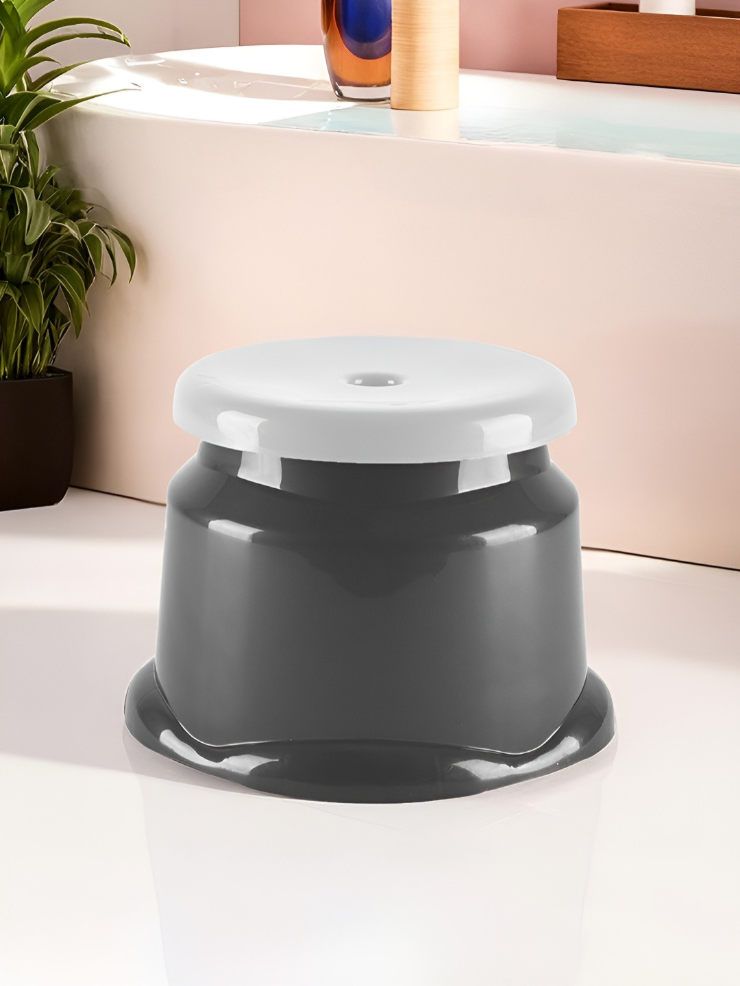 Aura Grey Heavy Duty Portable Stool