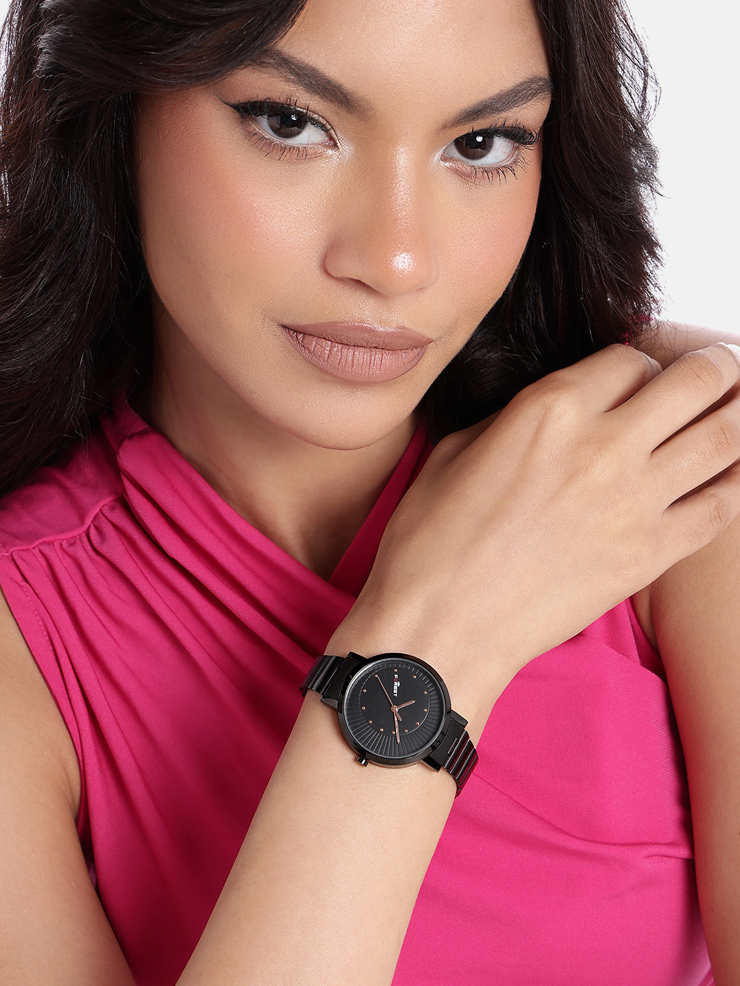 FOREST Women Bracelet Style Straps Analogue Watch FRT-444-BK