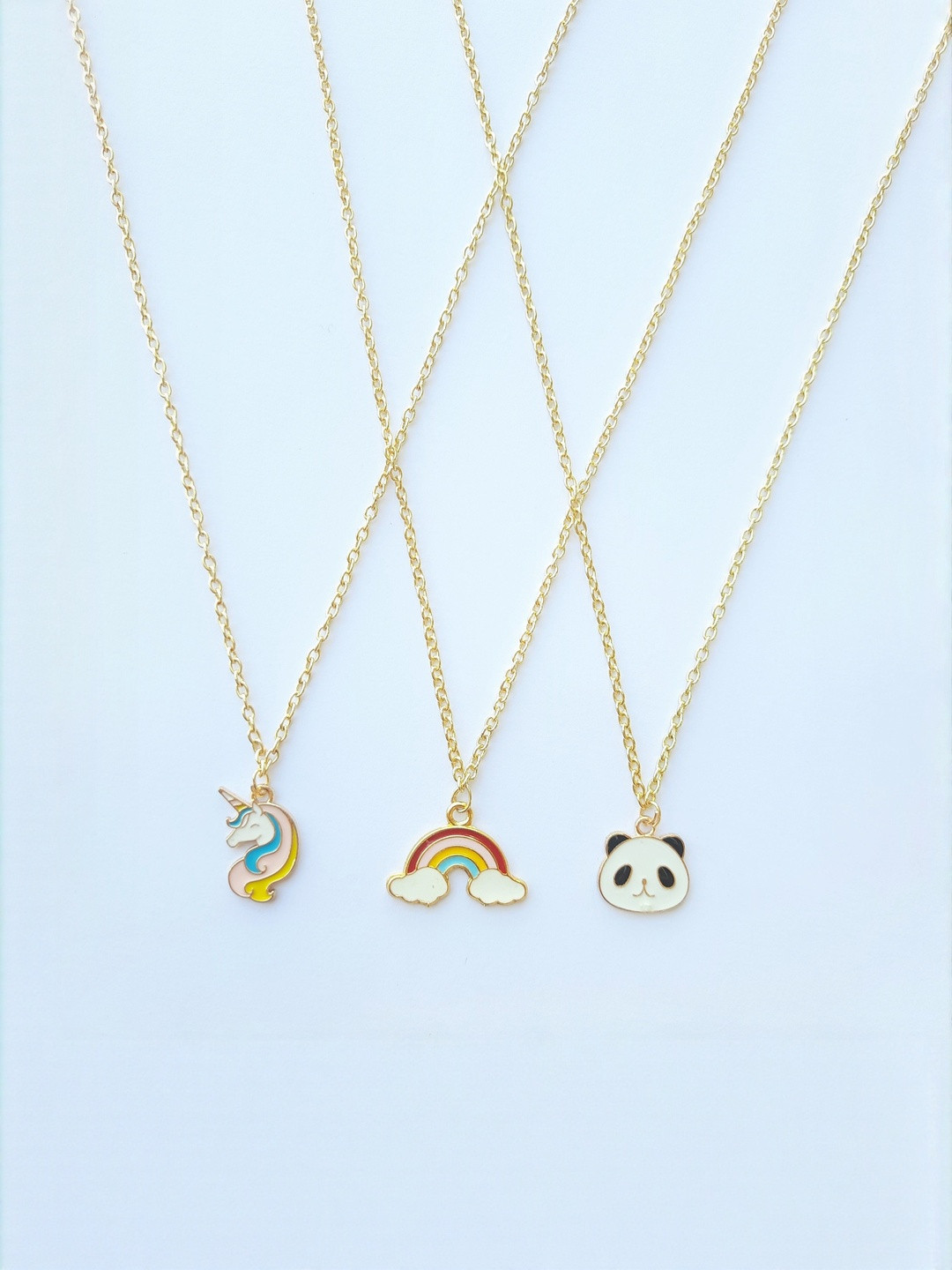 Amit Fashion Set Of 3 Alloy Statement Necklace