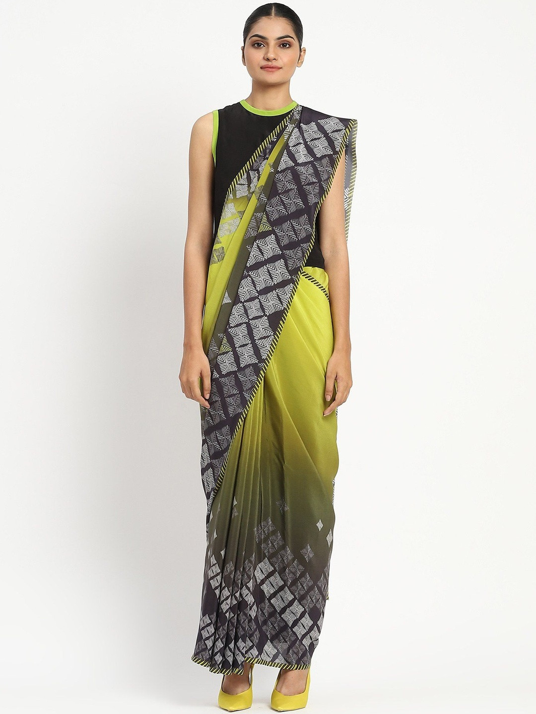 Satya Paul Women Printed  Saree
