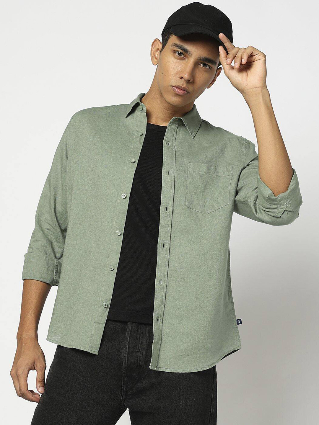 GAP Chest Pocket Regular Fit Casual Shirt