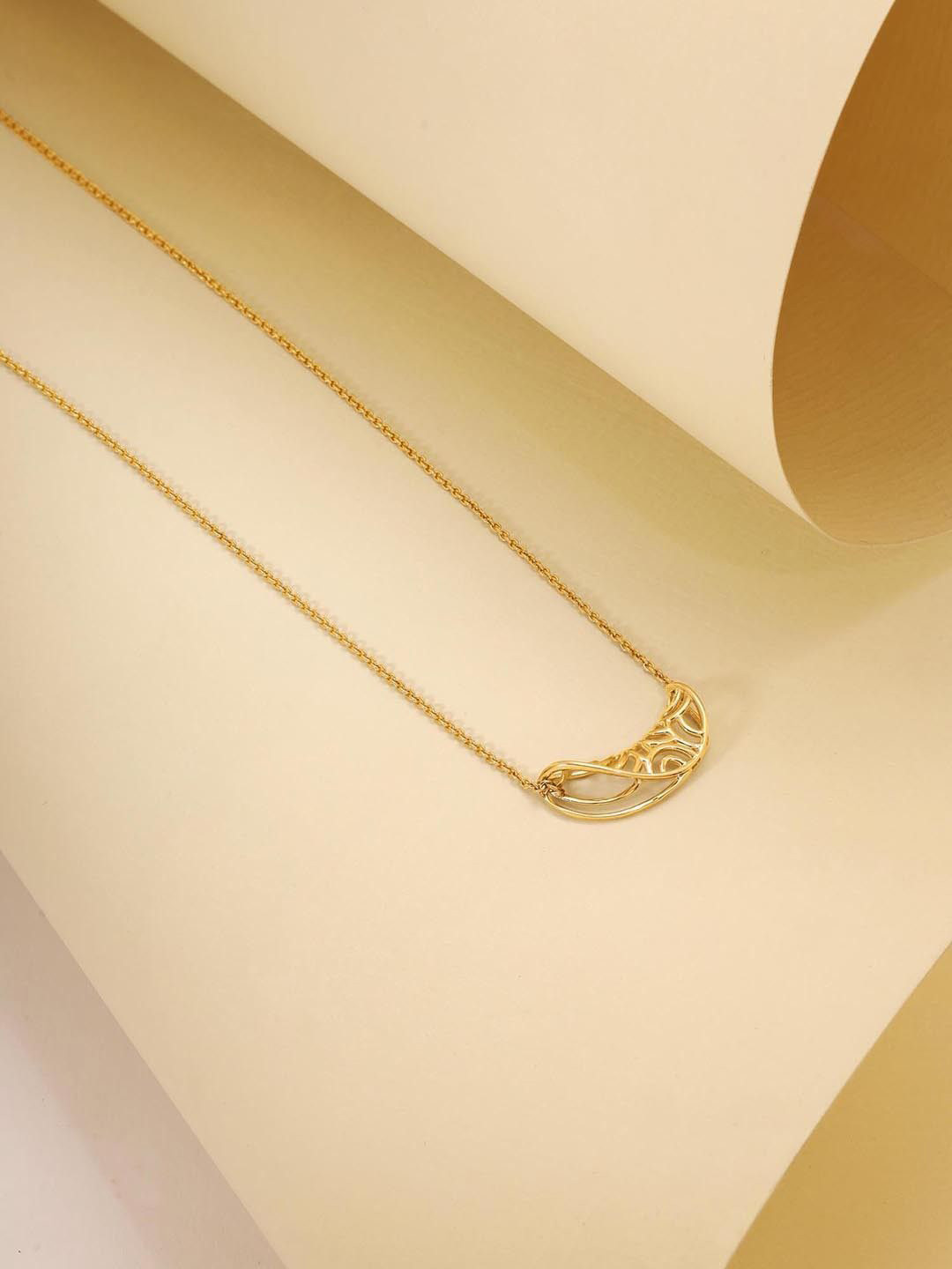 Mia by Tanishq 14 KT Gold Elegant Chic Necklace