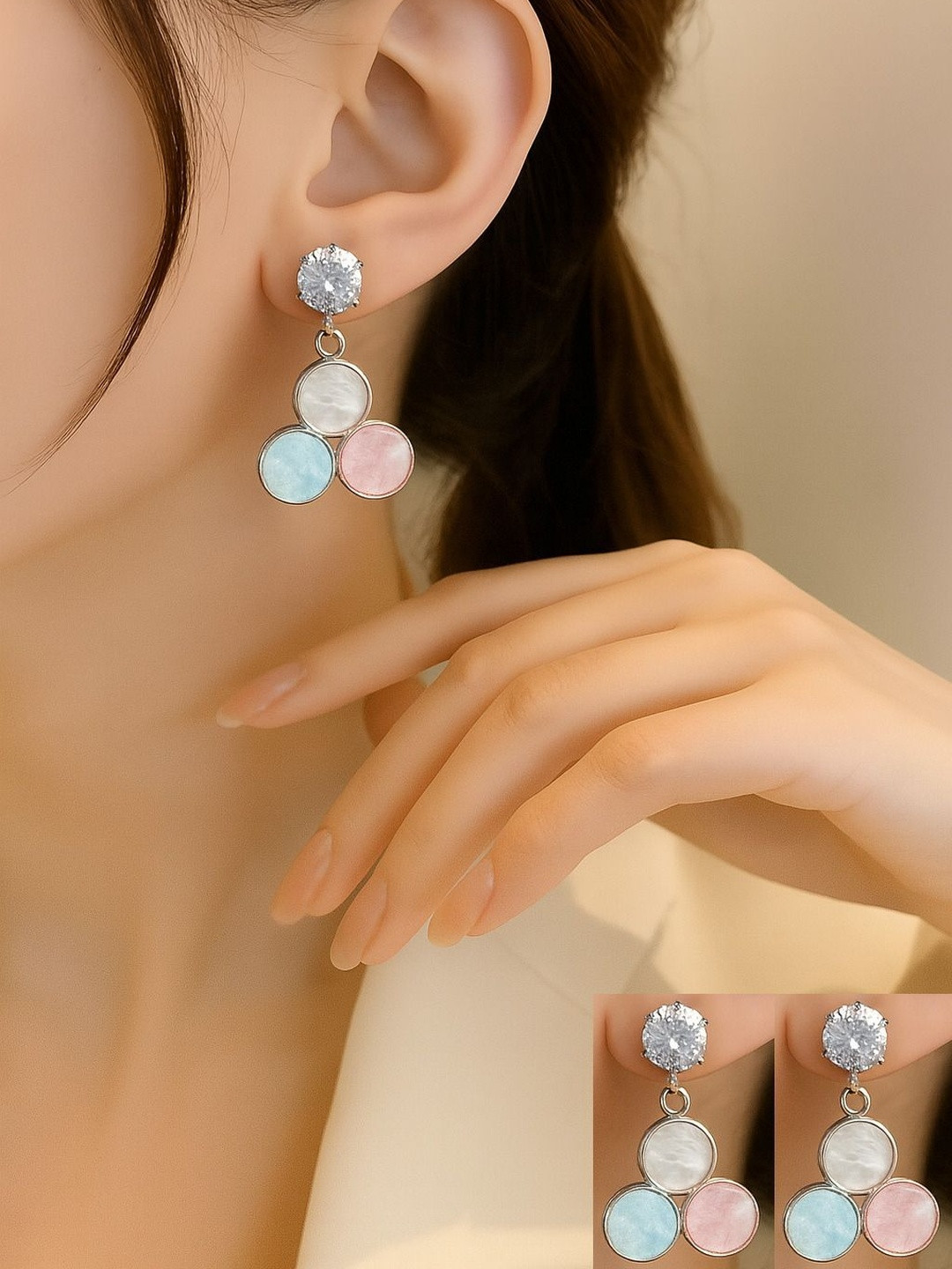 LovanshAlloy Crystals Earrings