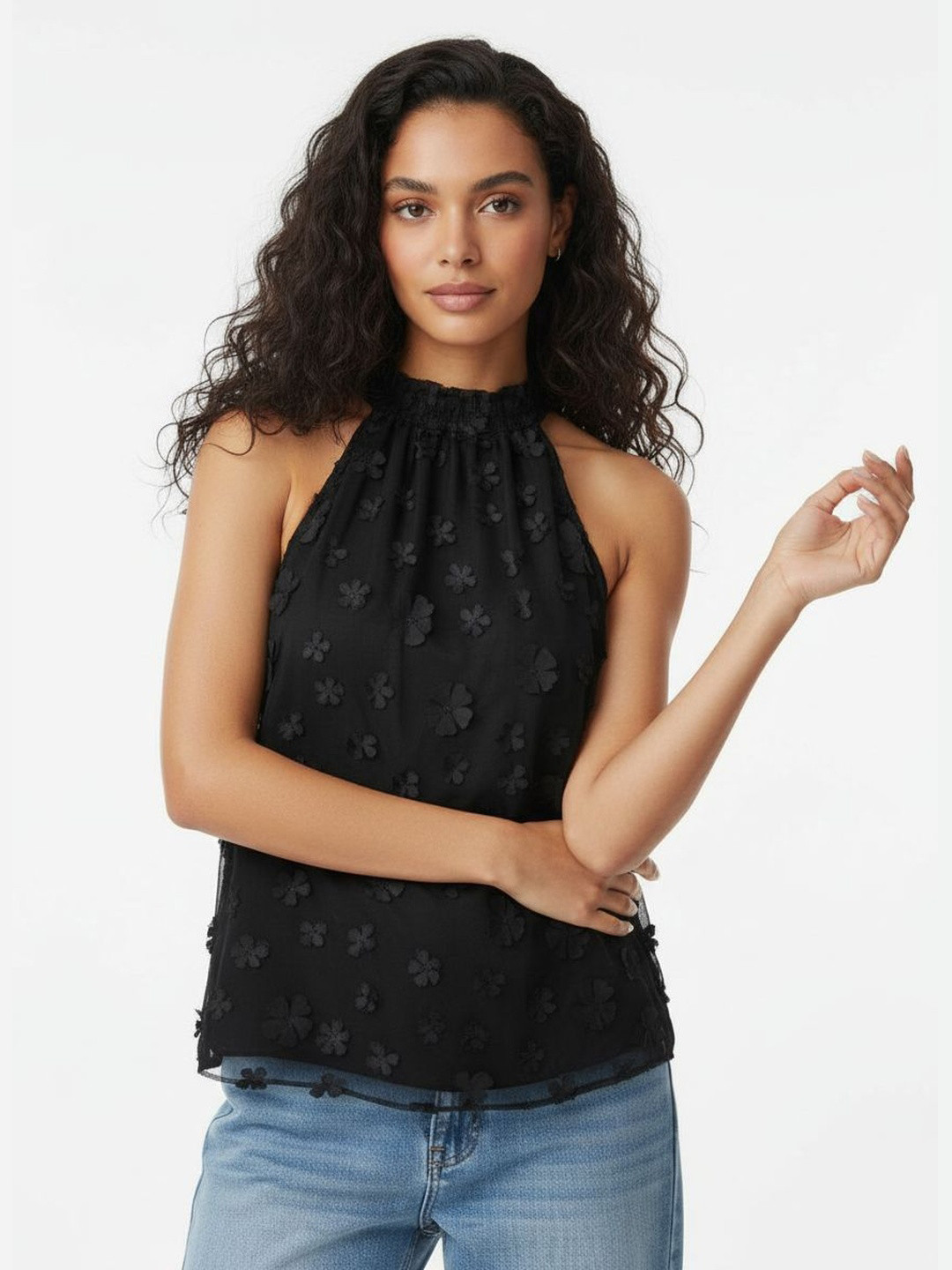 DressBerry Flared Sleeve Wrap Top