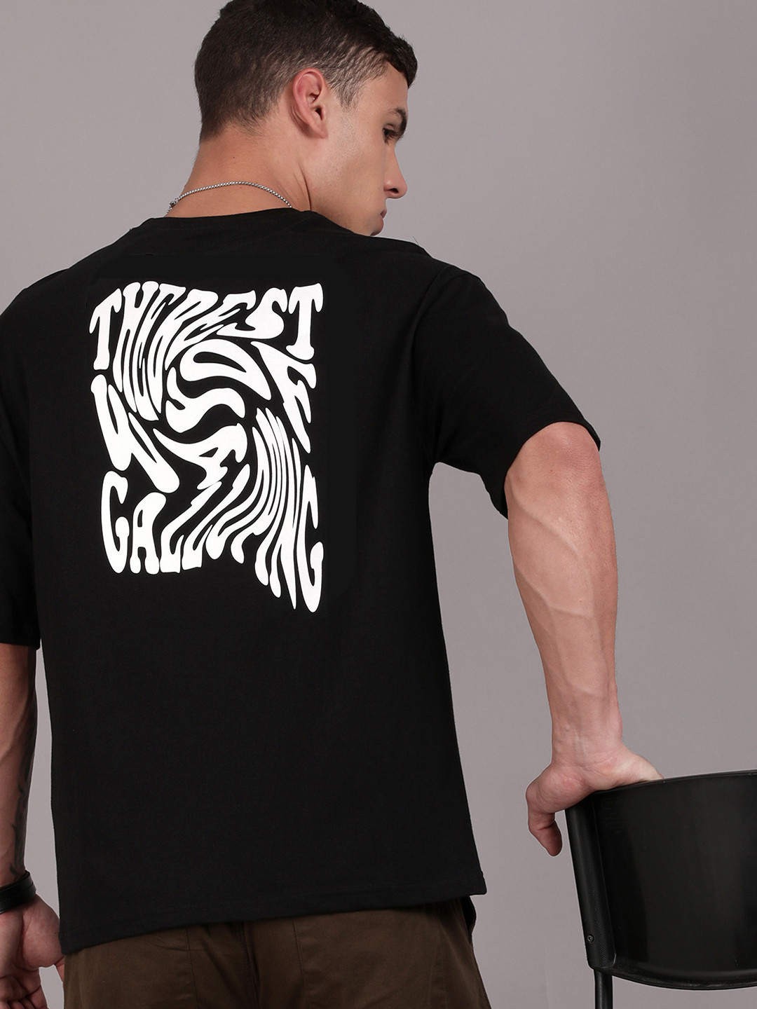 Roadster Men Cotton Printed T-shirt