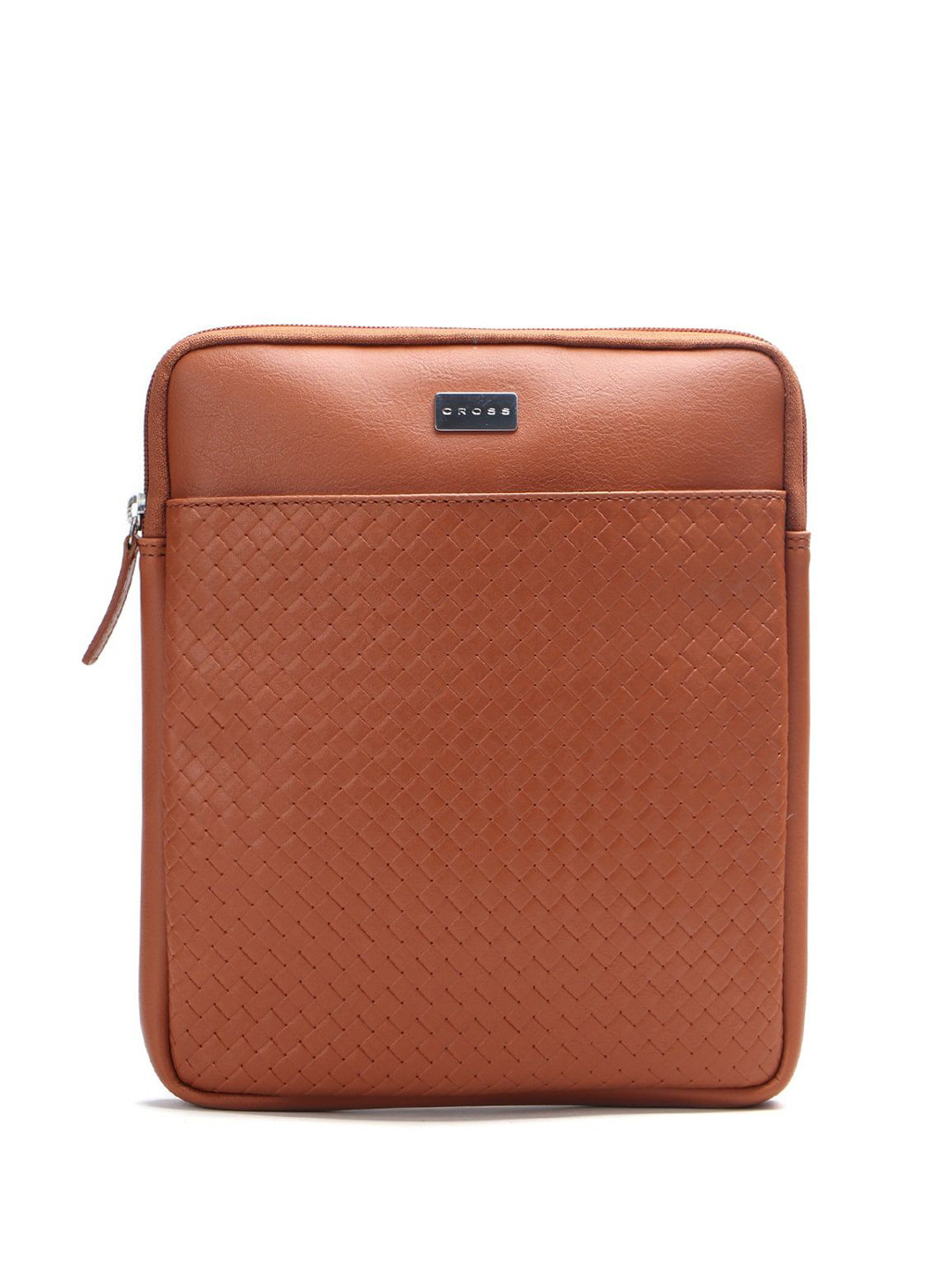 Cross Men Textured Leather Crossbody Messenger Bag - Large Edgycr