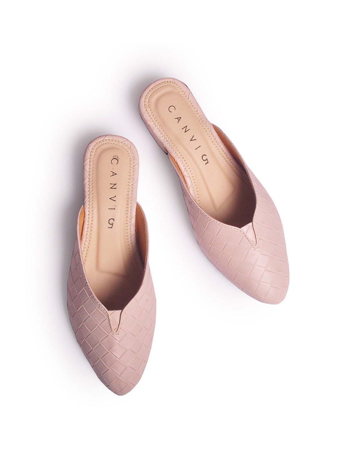 CANVI - TAKE CHANGE TO MAKE CHANGE Women Leather Block Mules