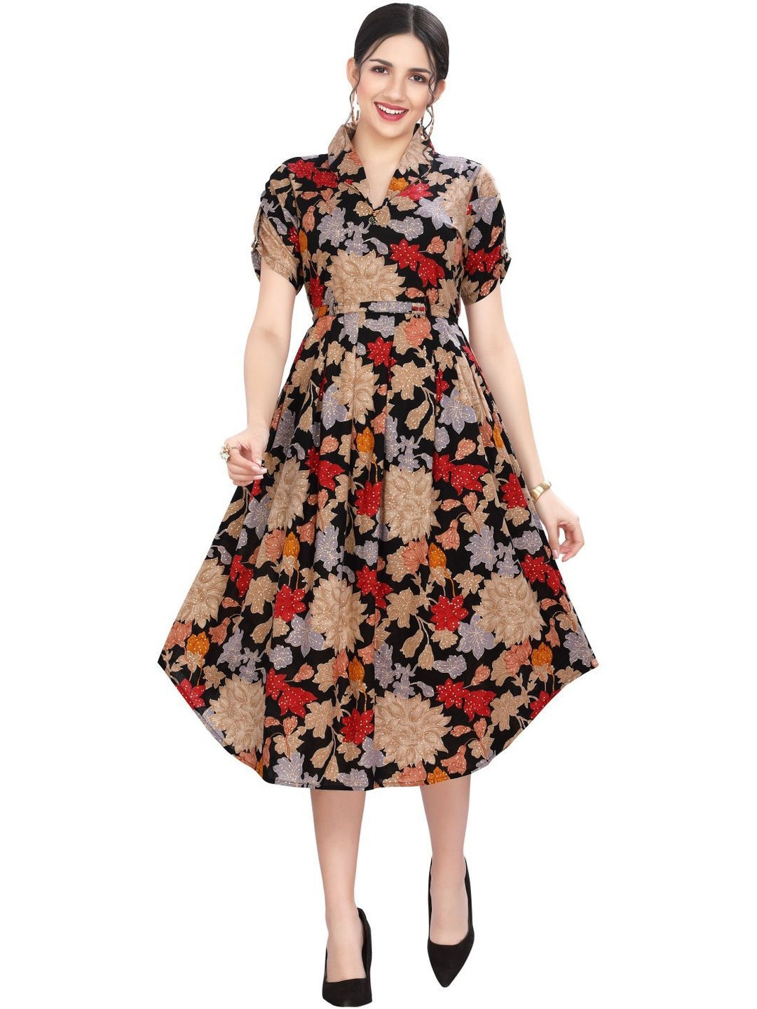 GREAT OUTFITS Women Multi Pure Cotton  Kurtis