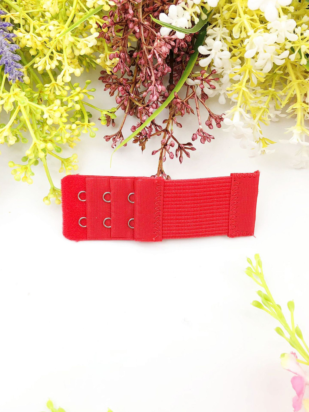 Fabme Women Set of 3 Hook & 3 Eye Stretchy Bra Straps and Extenders Lingerie accessories