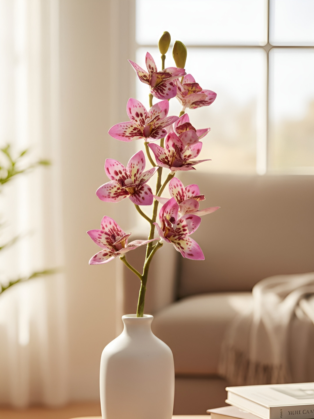 ARTSY Pink Orchid Artificial Flower