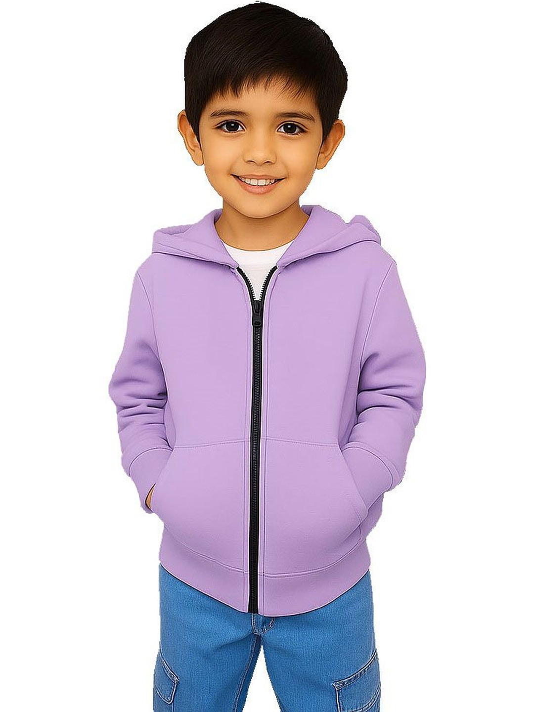 Moda Rapido Boys Full Zip Hooded Swearshirt