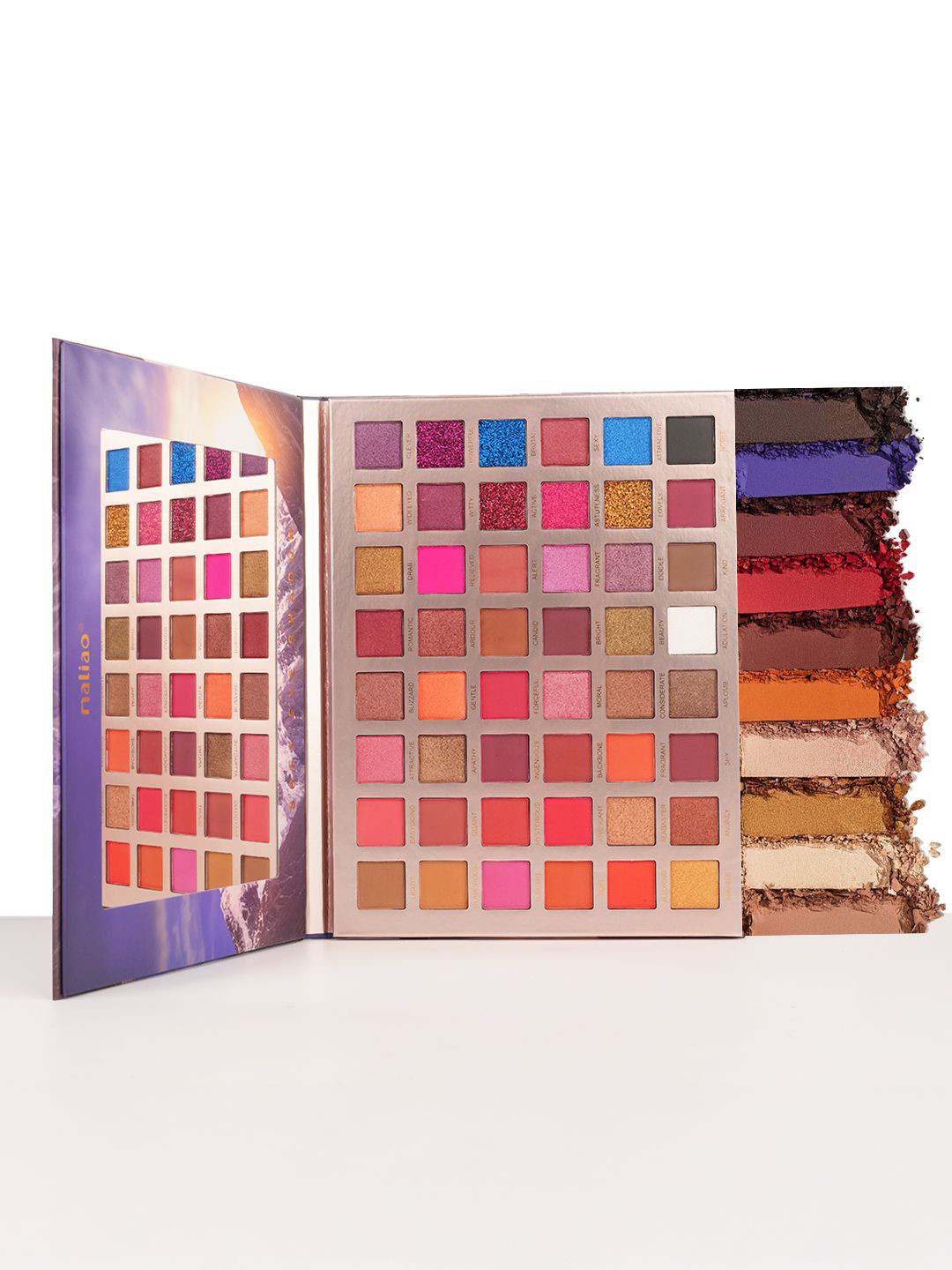 Maliao 48 Colors Soft Eye Shadow Palette - 35 g -Shade - 01