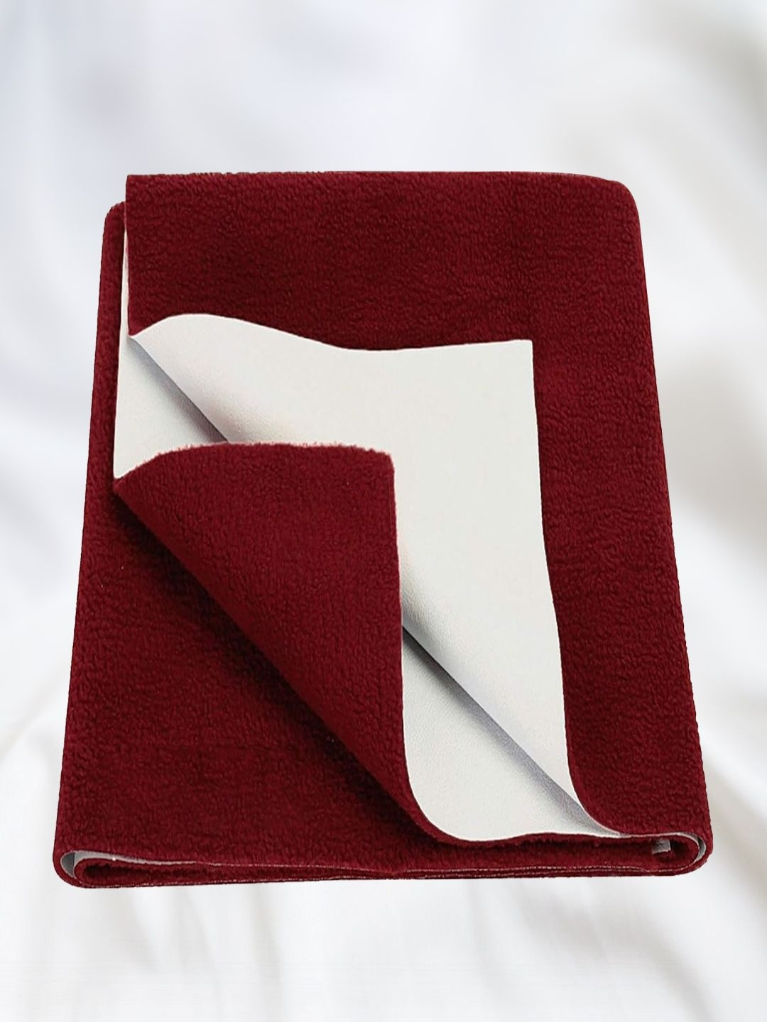 Sittella Kids Unisex Maroon Absorbent Waterproof Mattress Protector Sheet