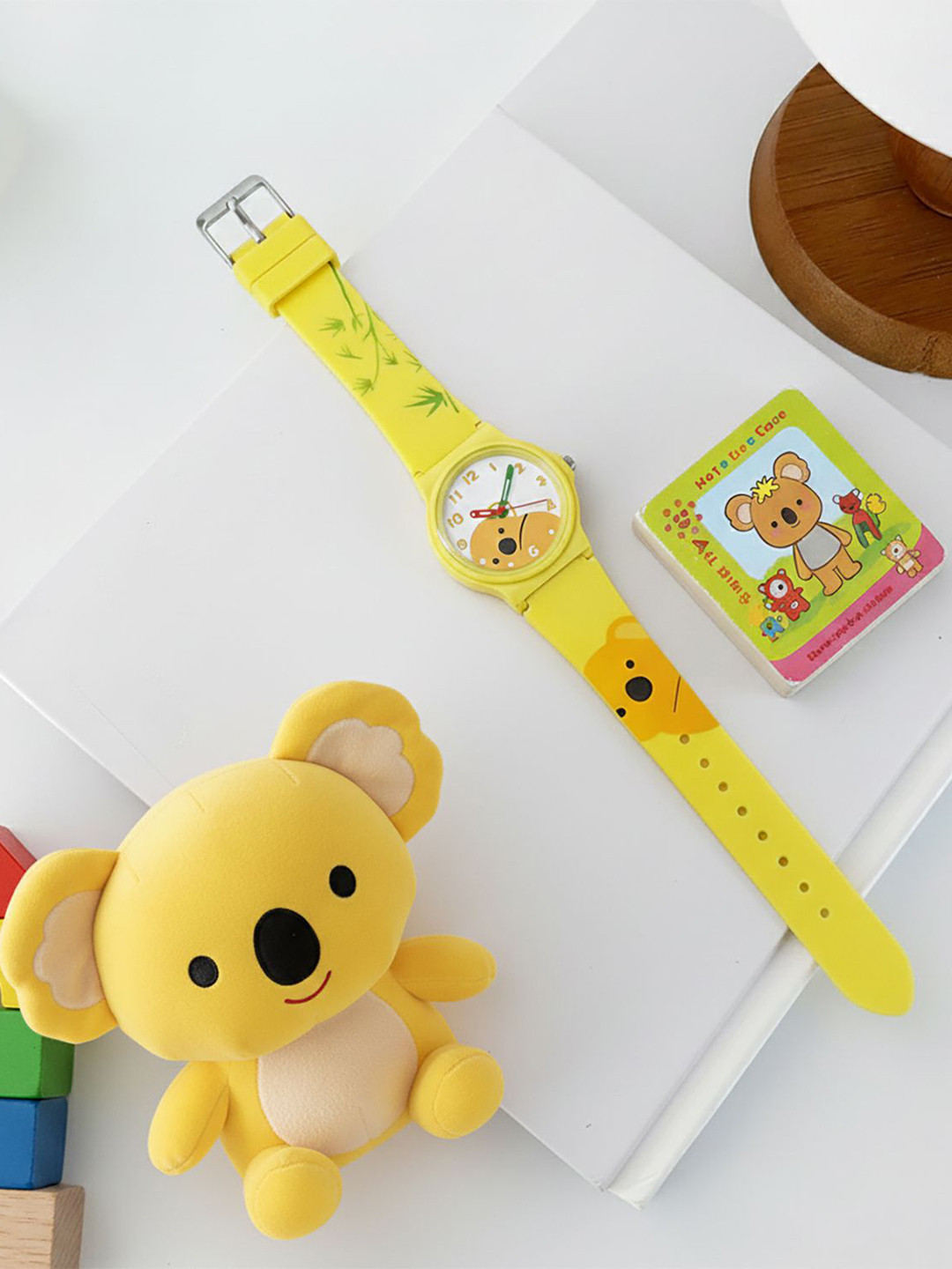 Time Up Kids Printed Dial & Textured Straps Analogue Watch BTR-C8757-6