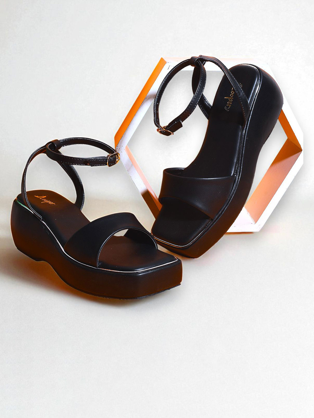 Looper Women Ankle Strap Wedge Heels Sandals