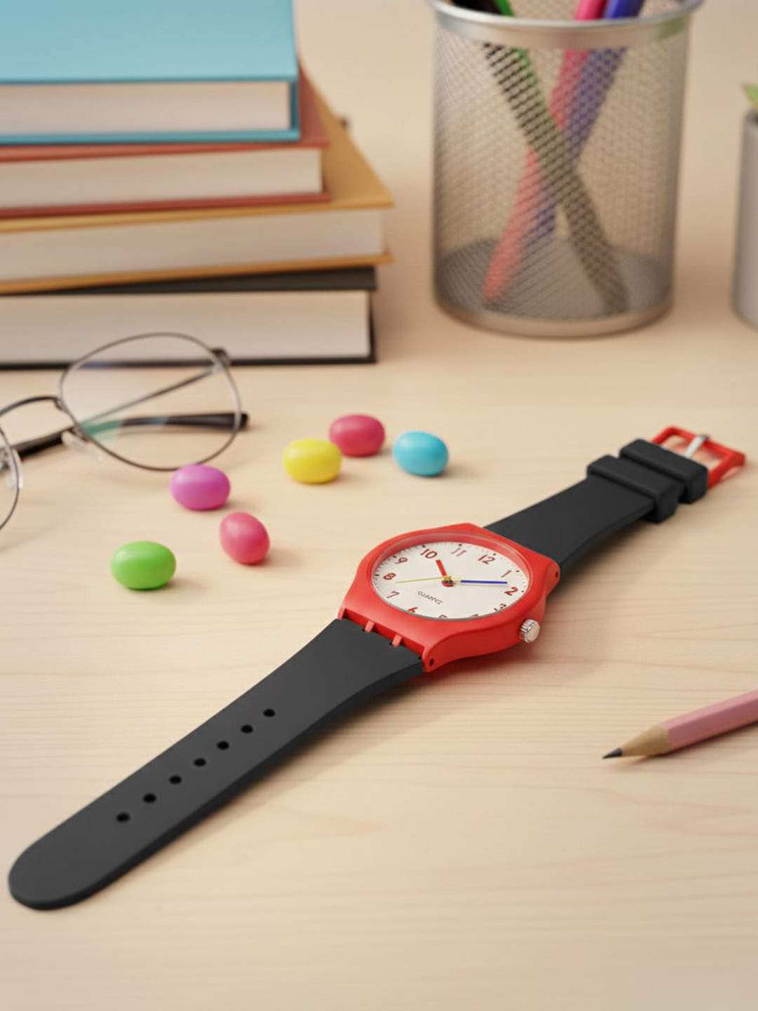 Time Up Kids Silicon Straps Analogue Watch BTR-8816-1