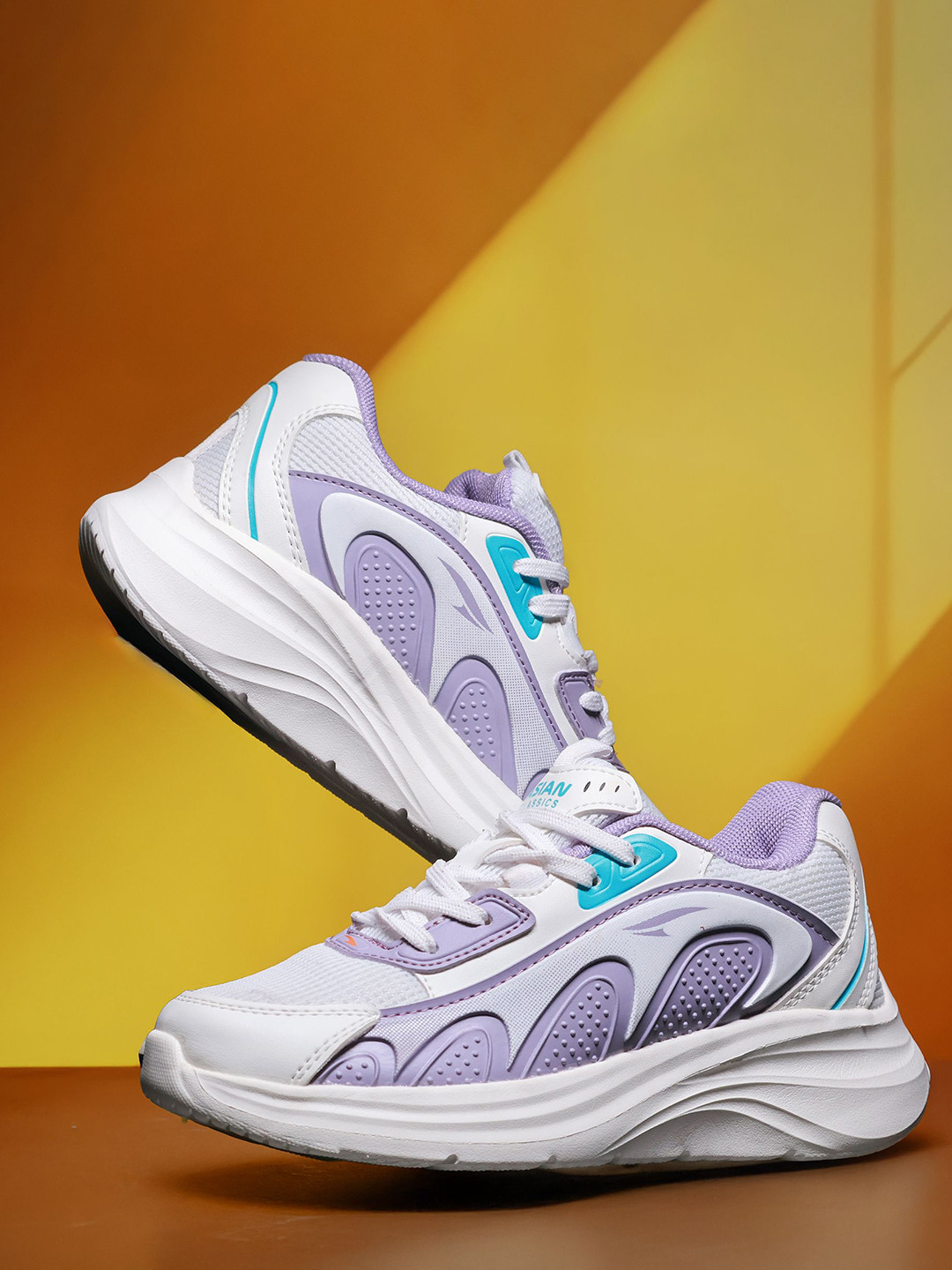 ASIAN Women's Lavender Casual Sneakers