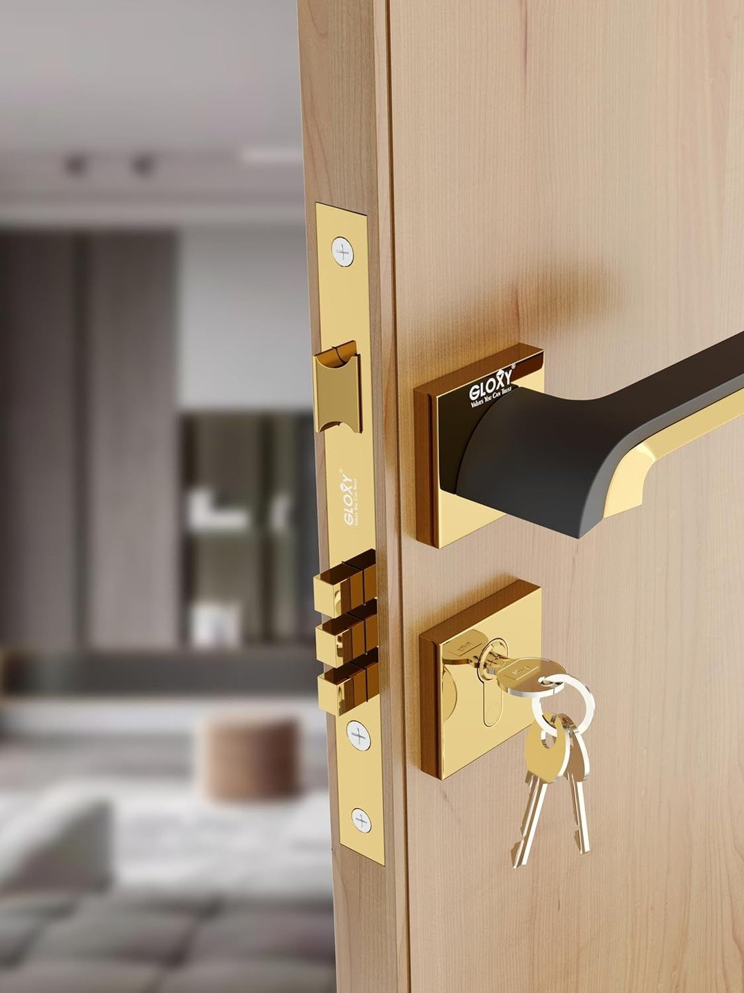GLOXY Zinc Mortise Door Locks for Main Door