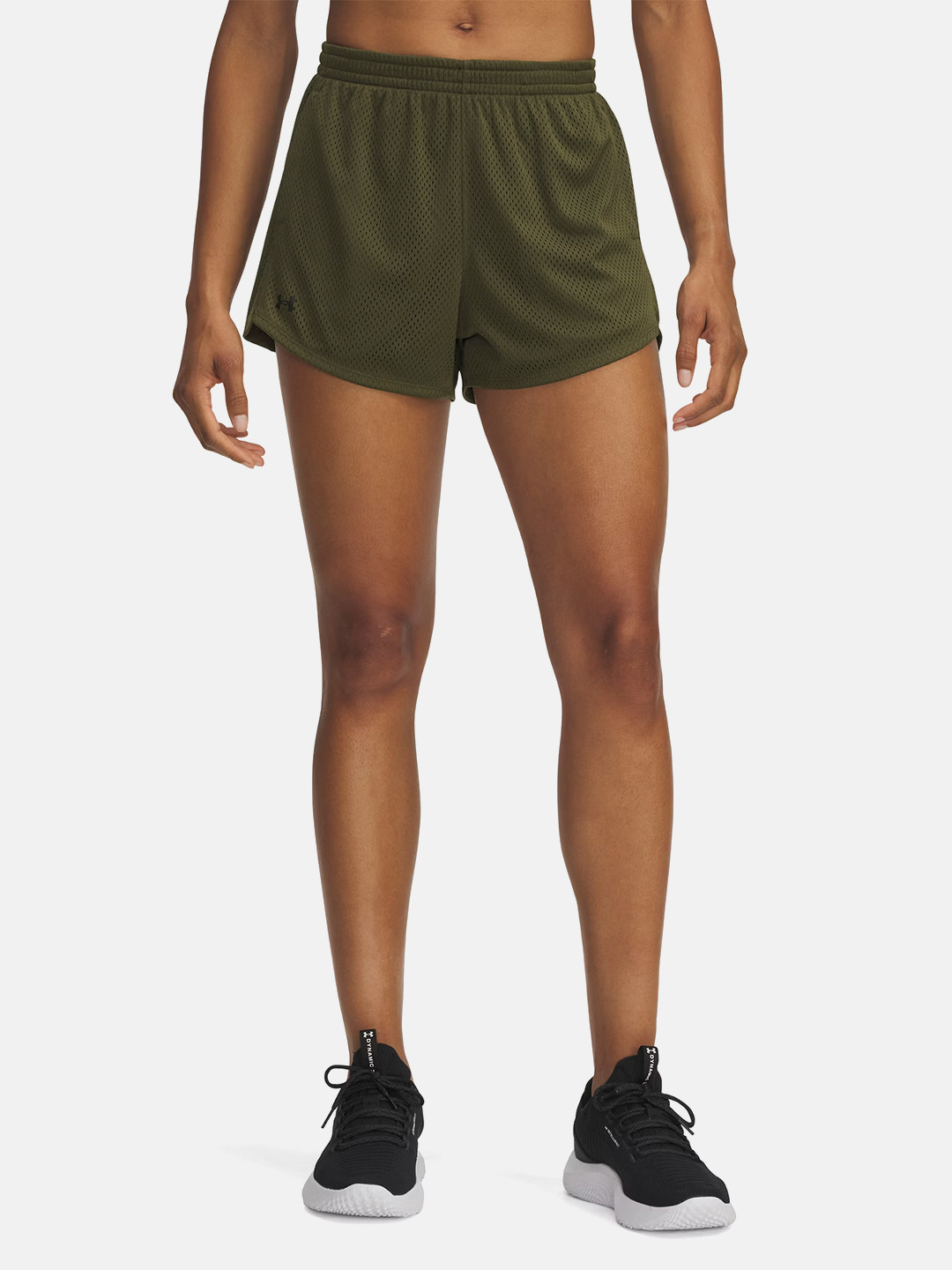 UNDER ARMOUR Women Mid-Rise Perforated Training Shorts