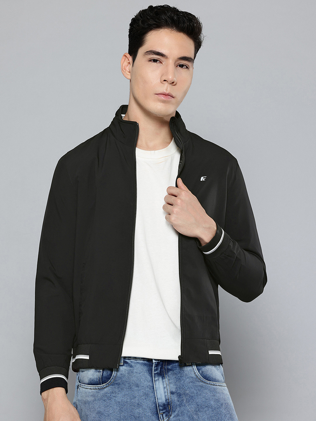 Fort Collins Brand Logo Printed Tailored Jacket