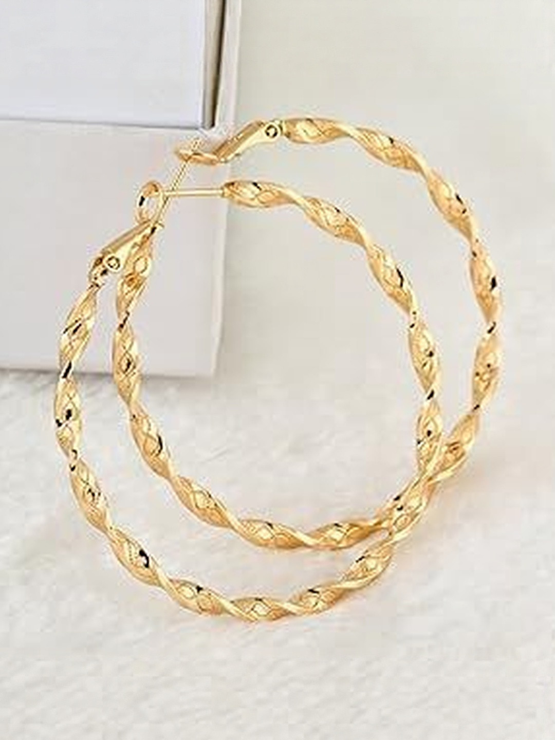 Jewelfy Gold-Plated AlloyEarrings