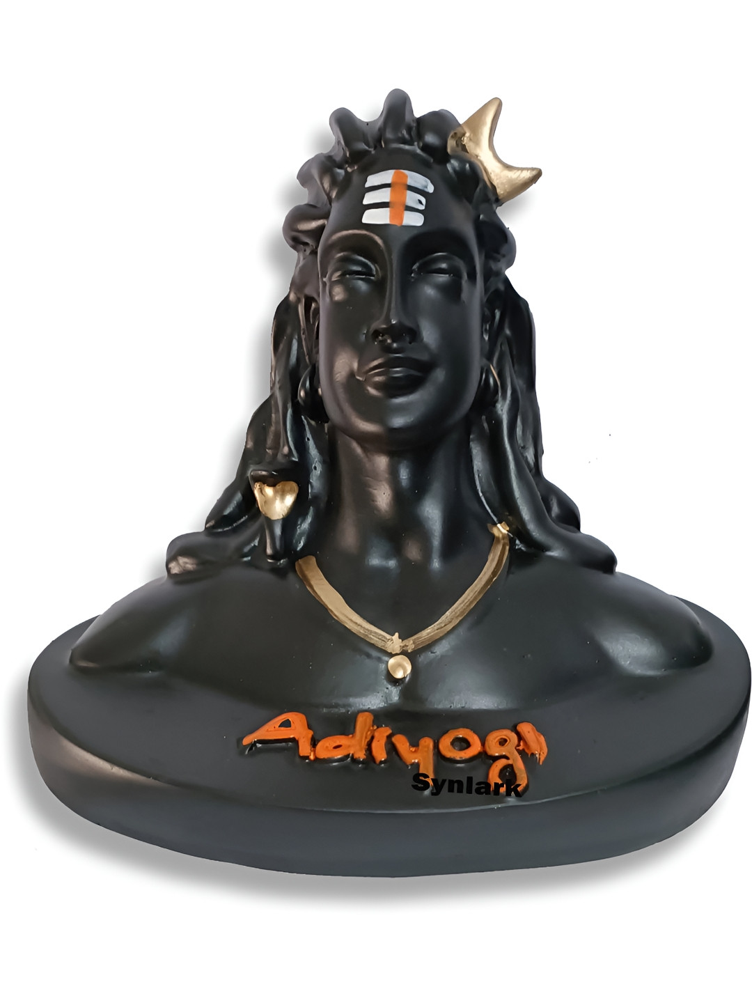 VASTU ART Gold Toned And Black Religious Idol Showpiece